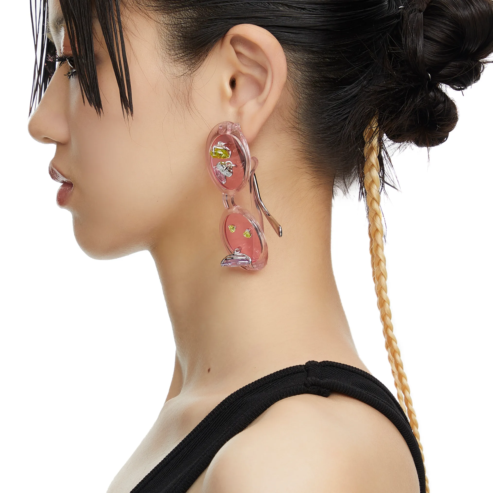 Electric Girl / Gemstone Sunglass Earring