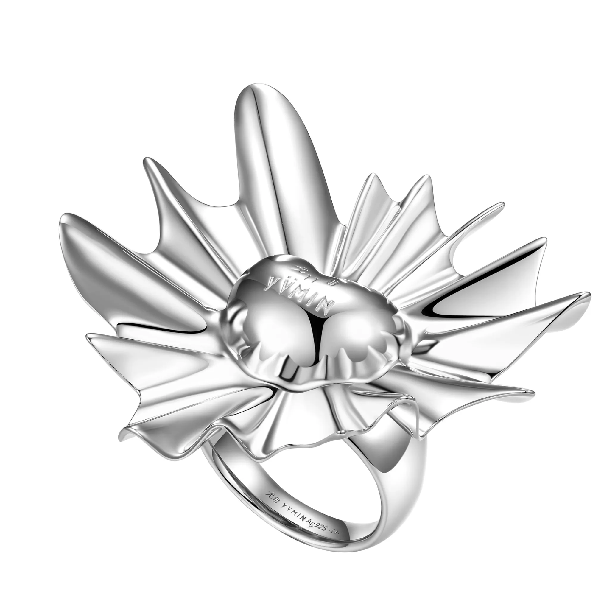 ElectricGirl / Heart with skirts Ring