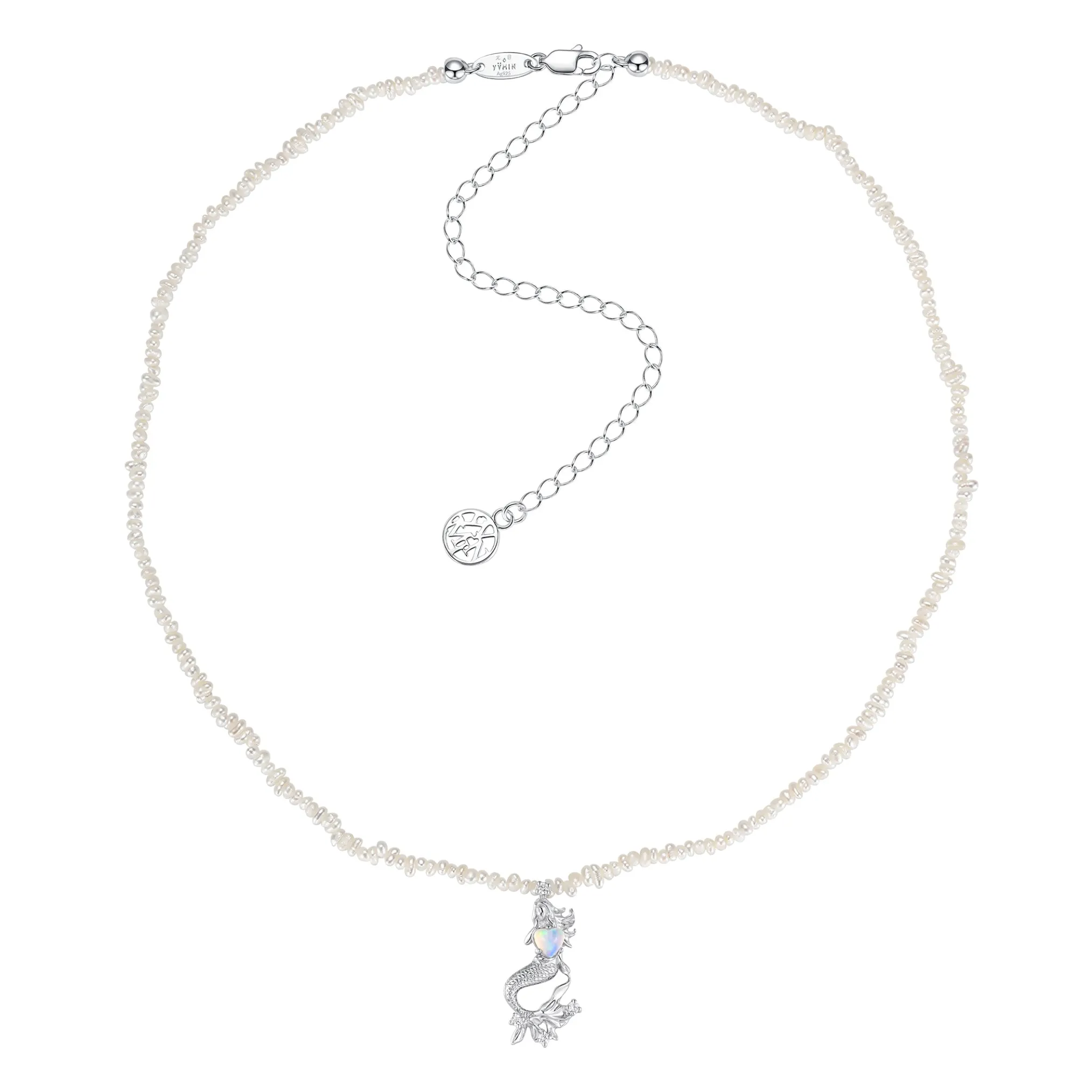 Mermaid / Opal Pearl Necklace