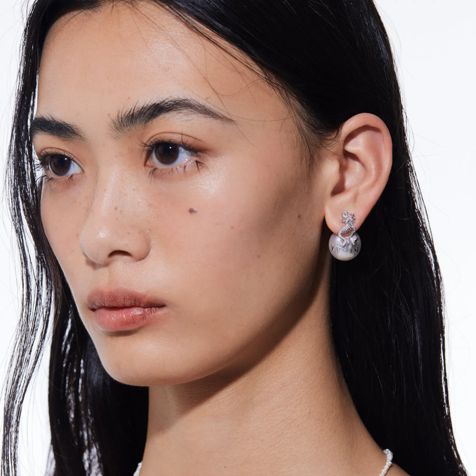 Mermaid / Pearl Mermaid Earring