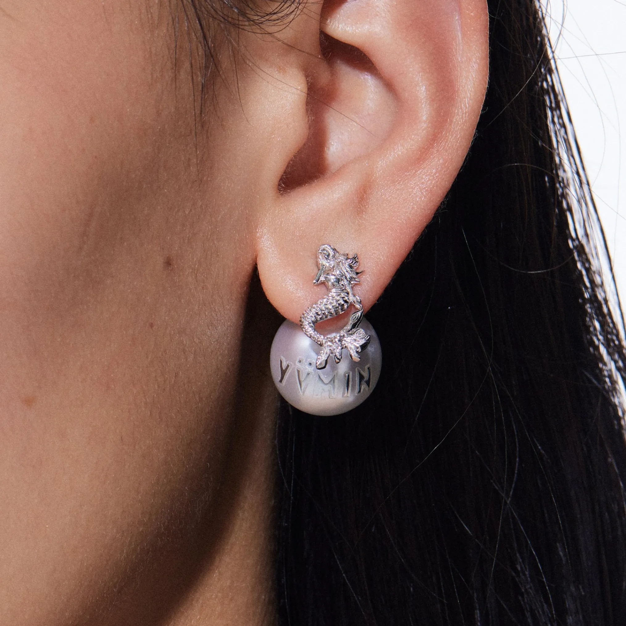 Mermaid / Pearl Mermaid Earring