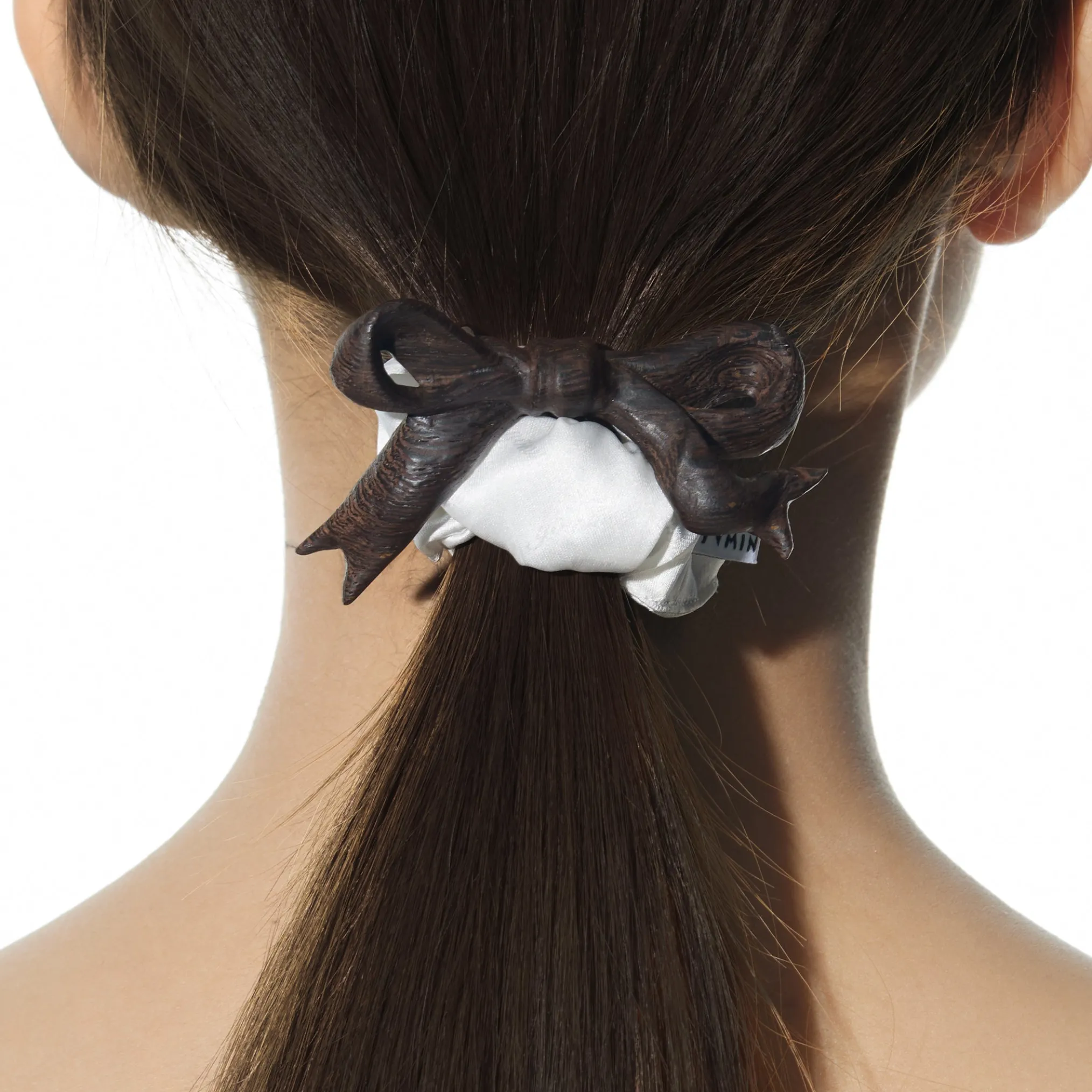 New Material / Wooden Bow Hair Tie