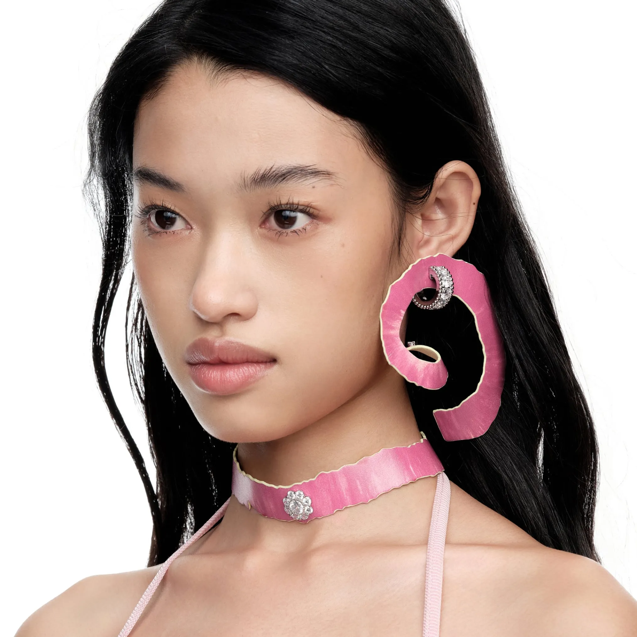 Paradise / Apple Peel Stud Earring