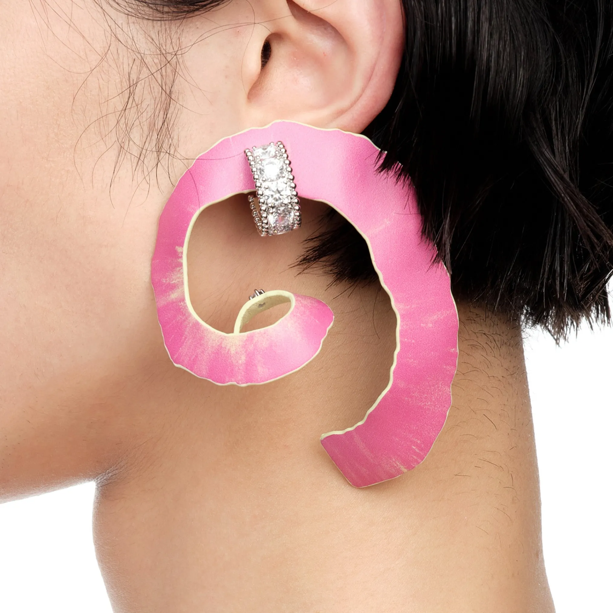 Paradise / Apple Peel Stud Earring