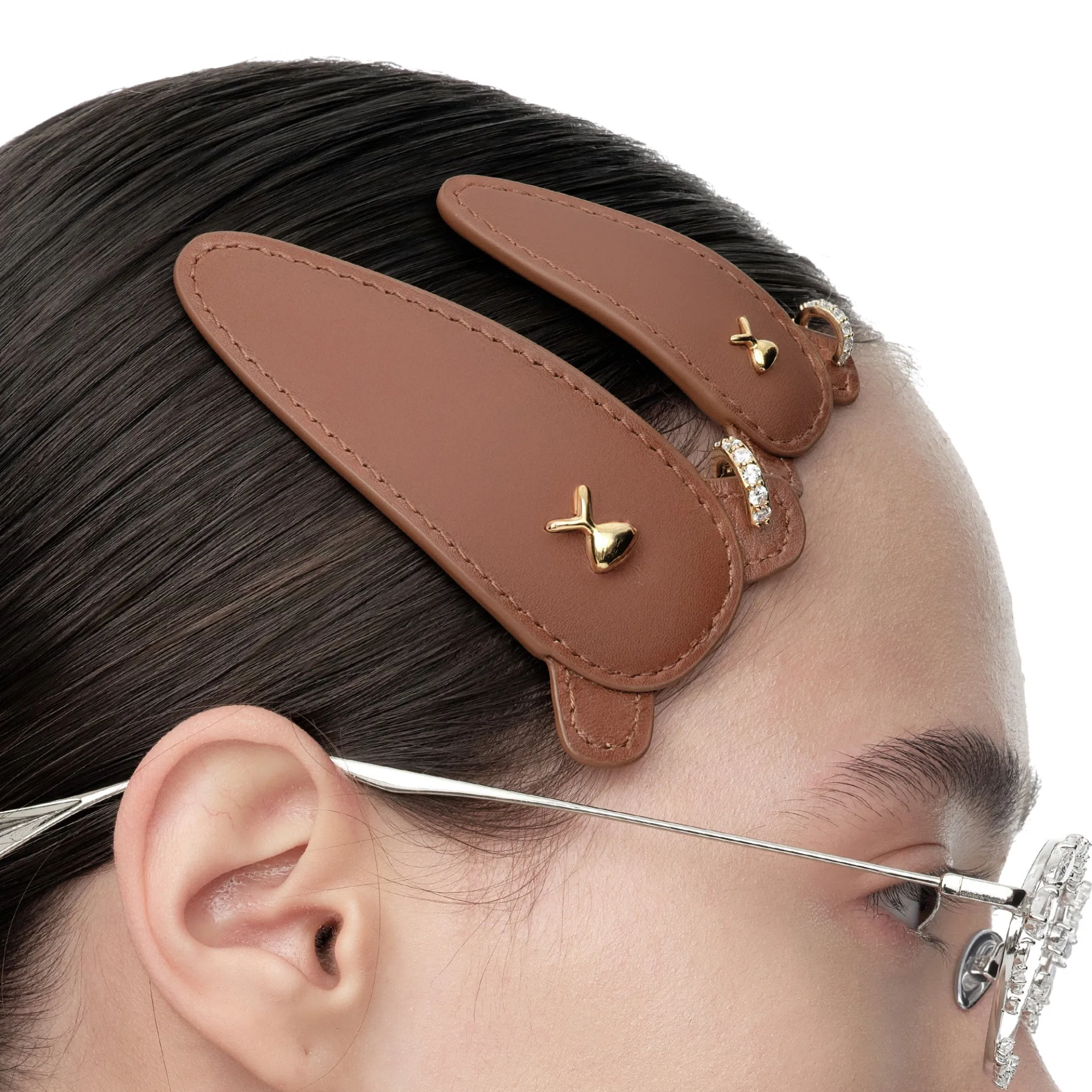 Paradise / Bear Face Hair Clip