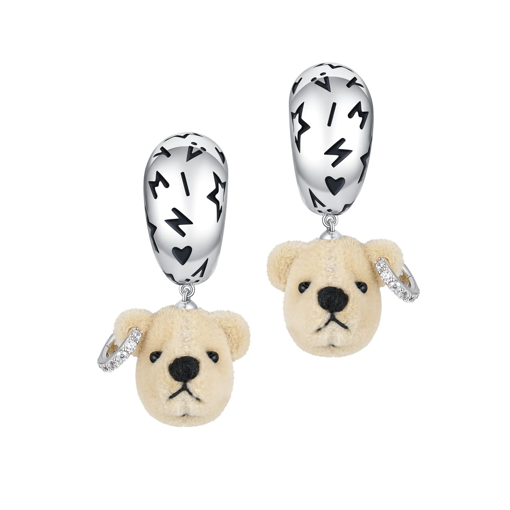 Paradise / Bear Head Earring