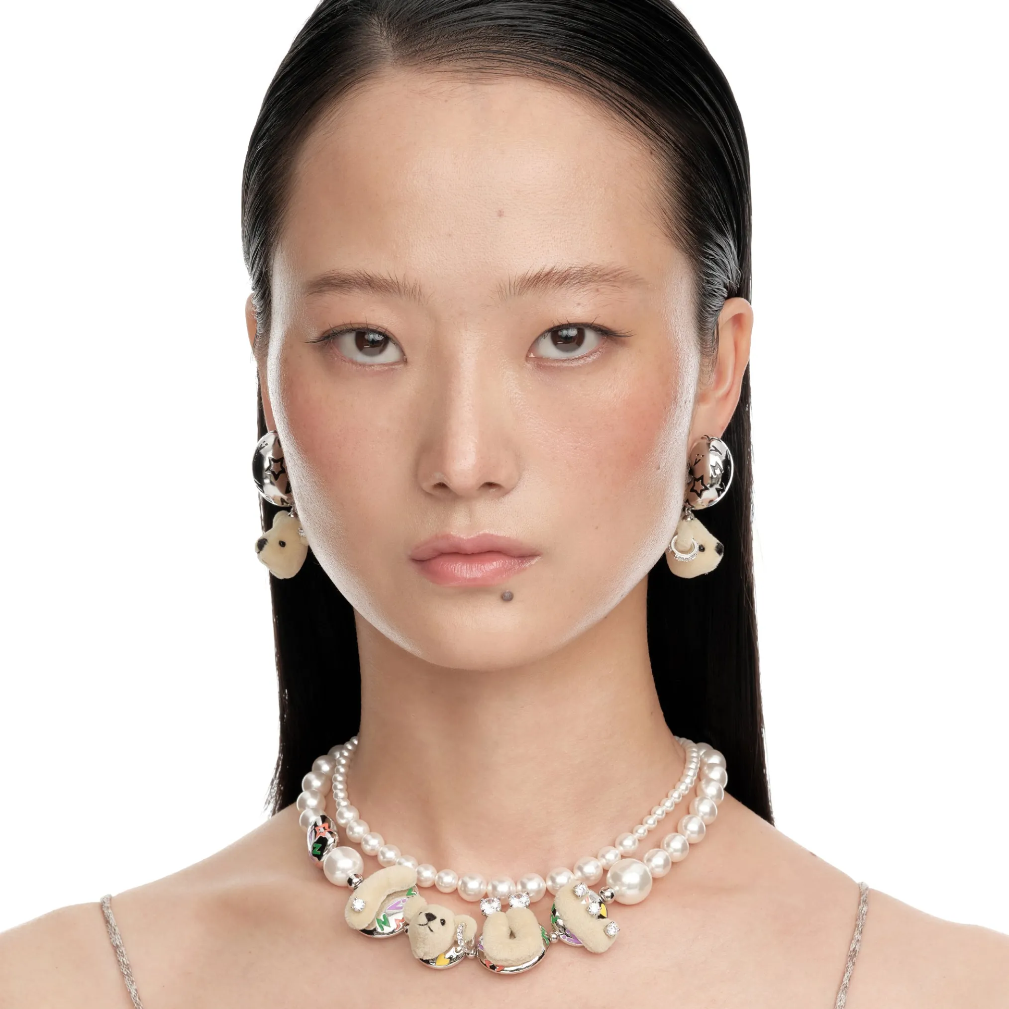 Paradise / Bear Head Earring