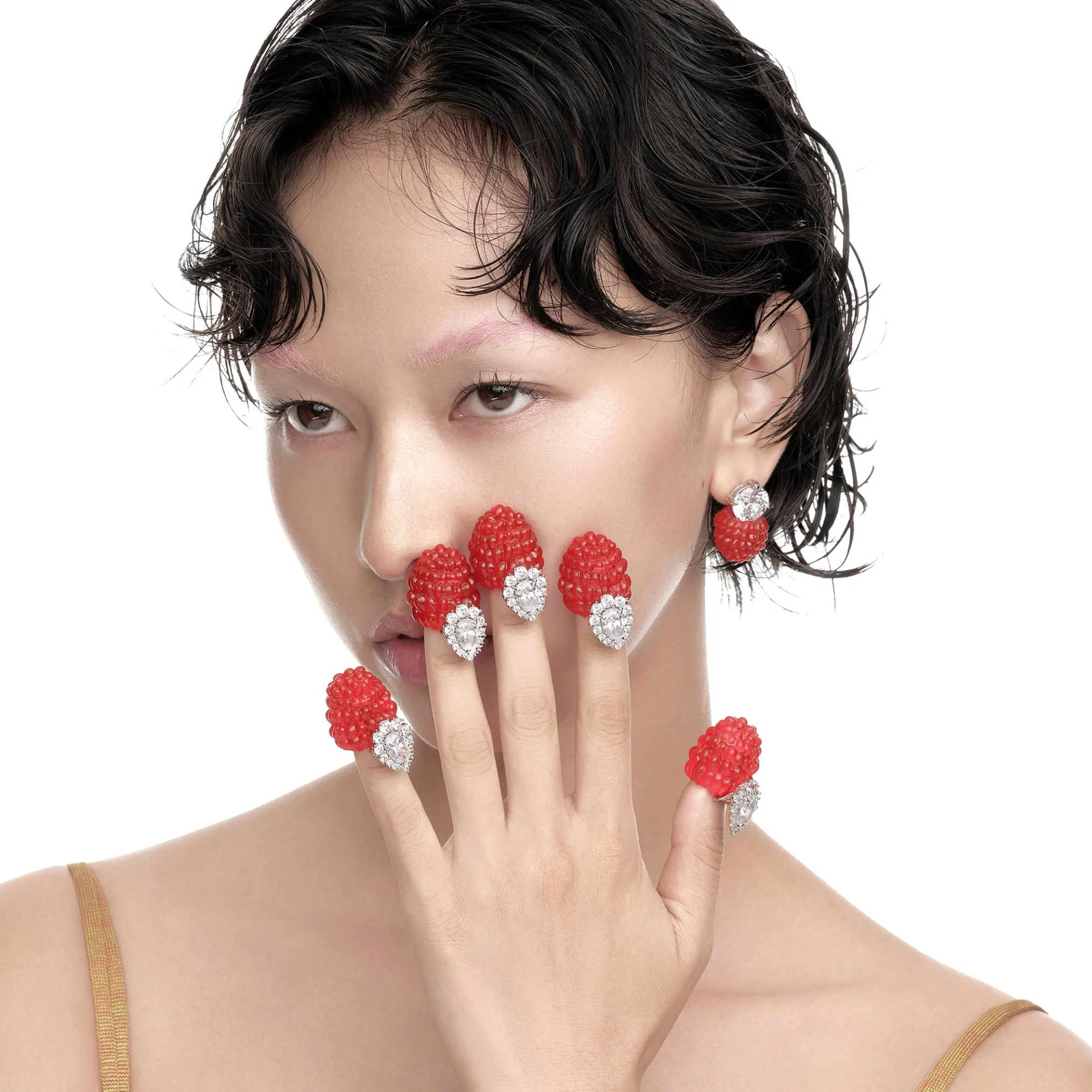 Paradise / Berry Finger Ring