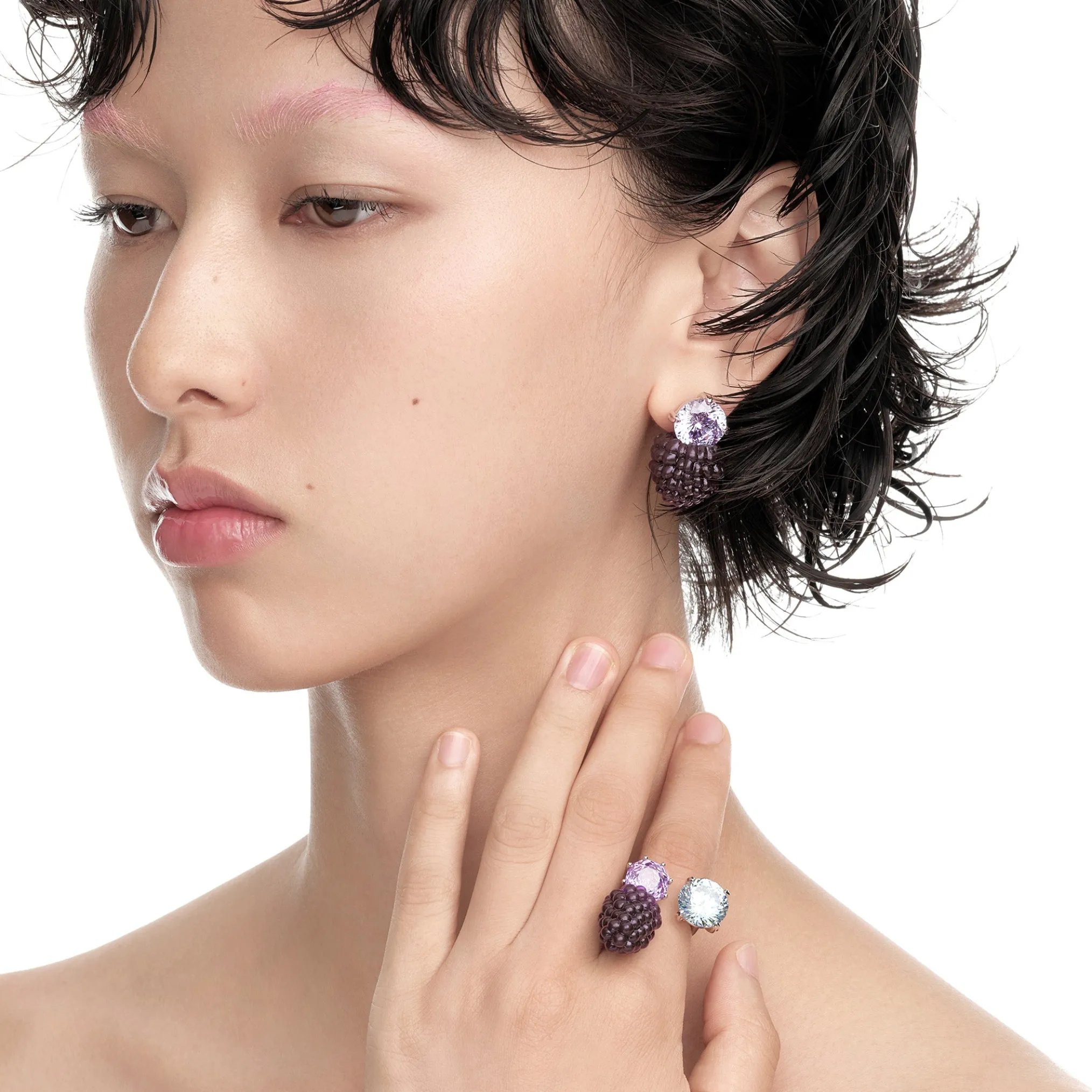 Paradise / Berry Gemstone Earring