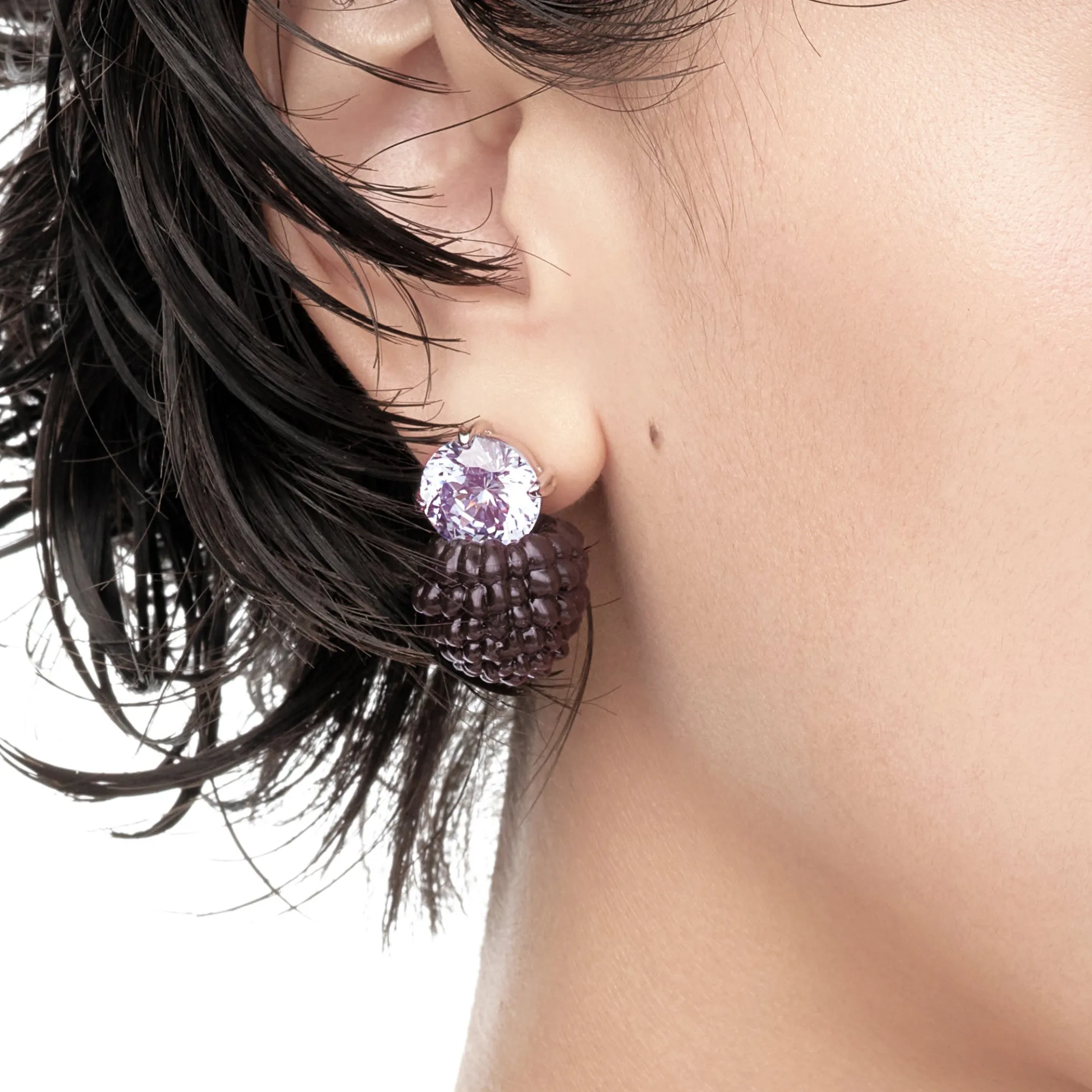 Paradise / Berry Gemstone Earring