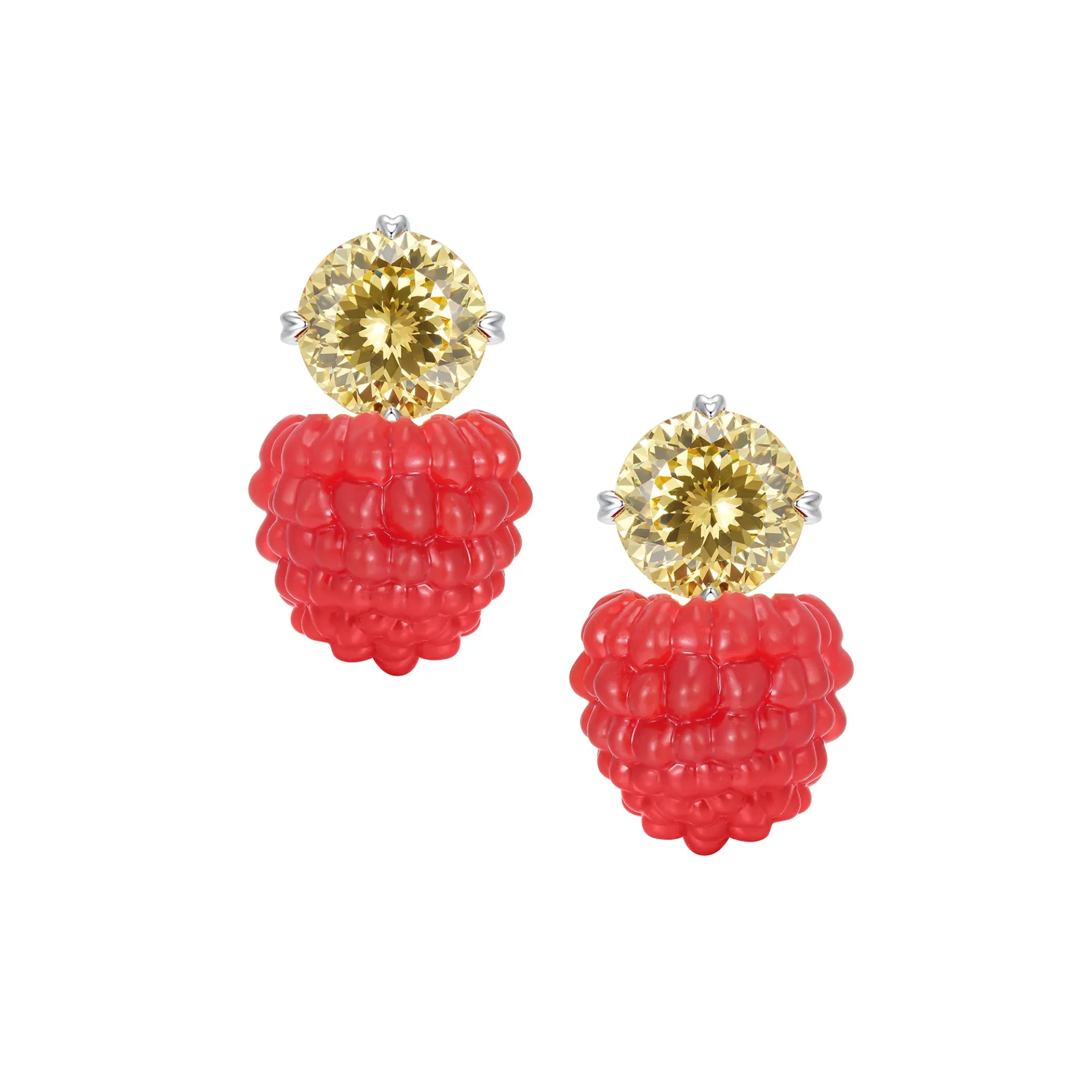 Paradise / Berry Gemstone Earring