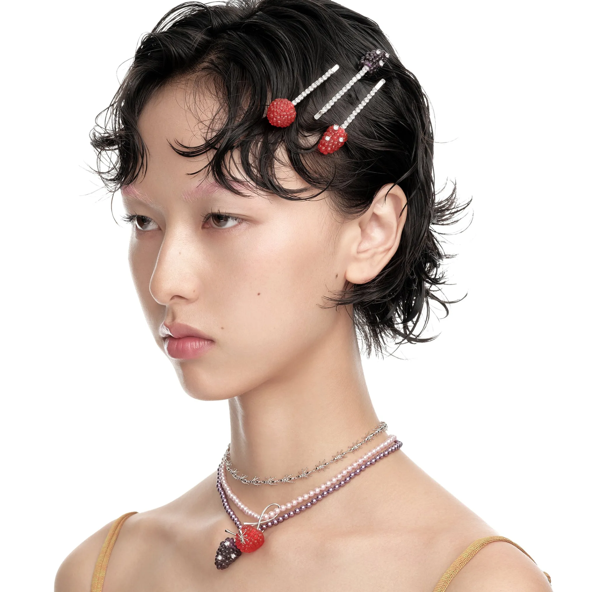 Paradise / Berry Hair Clip