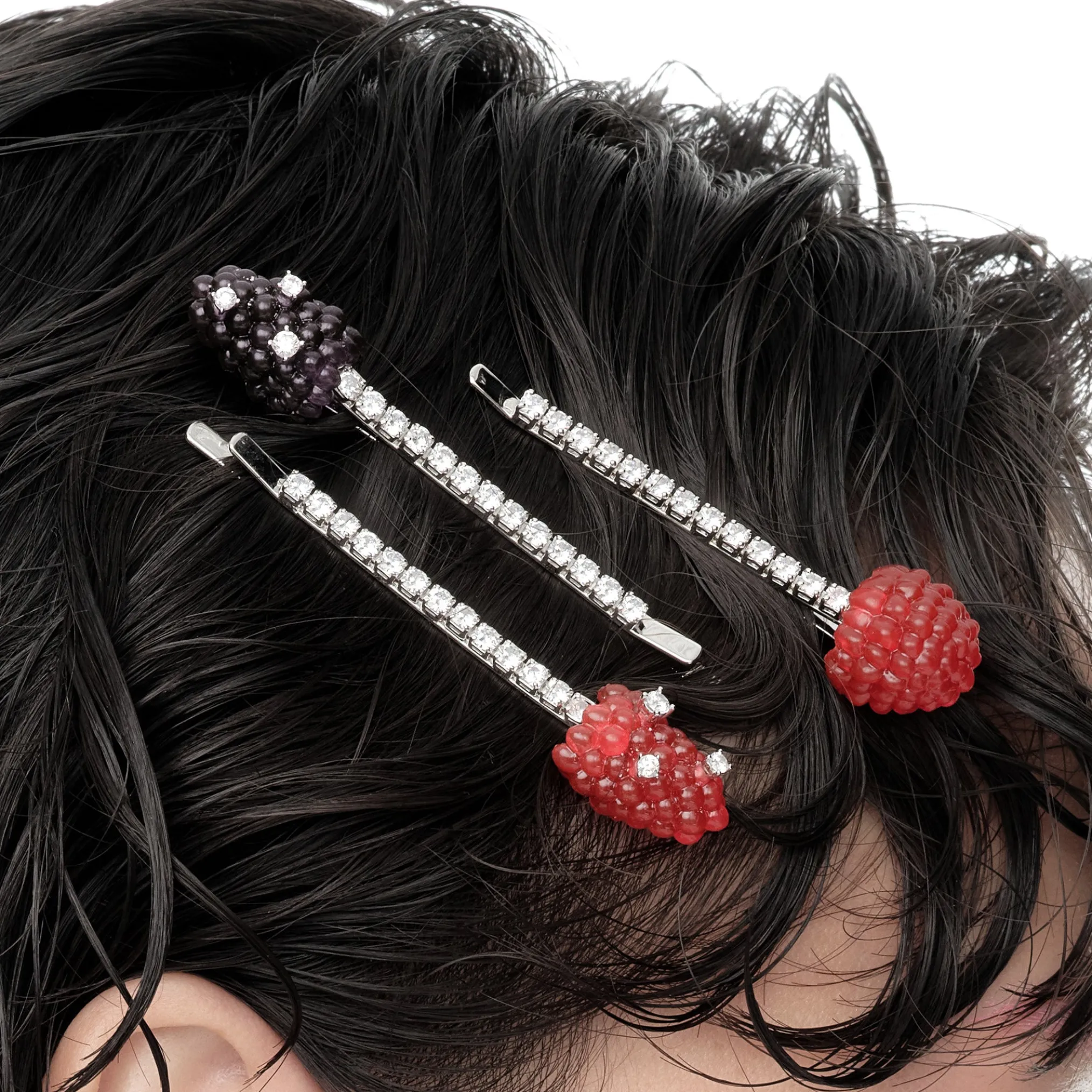 Paradise / Berry Hair Clip