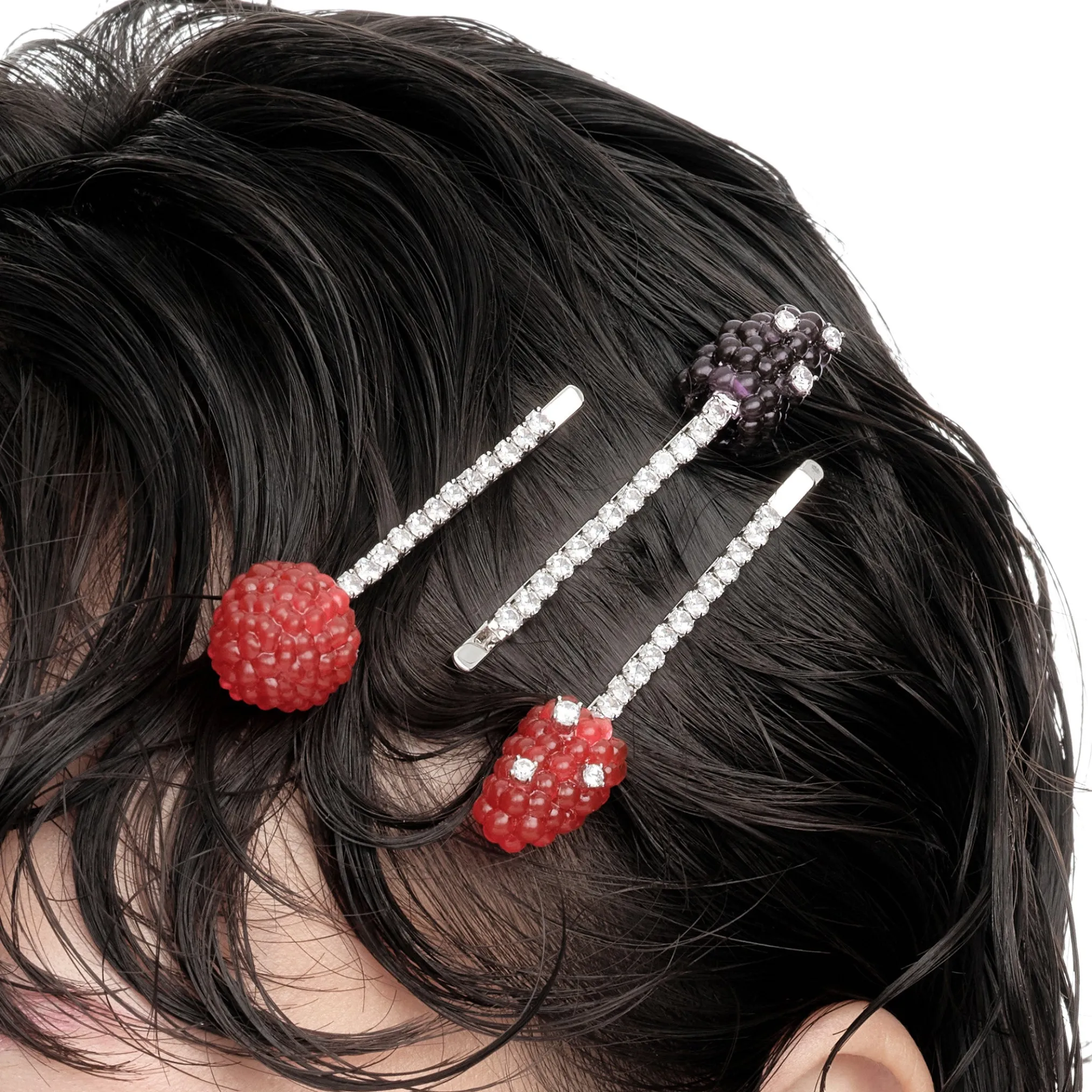 Paradise / Berry Hair Clip