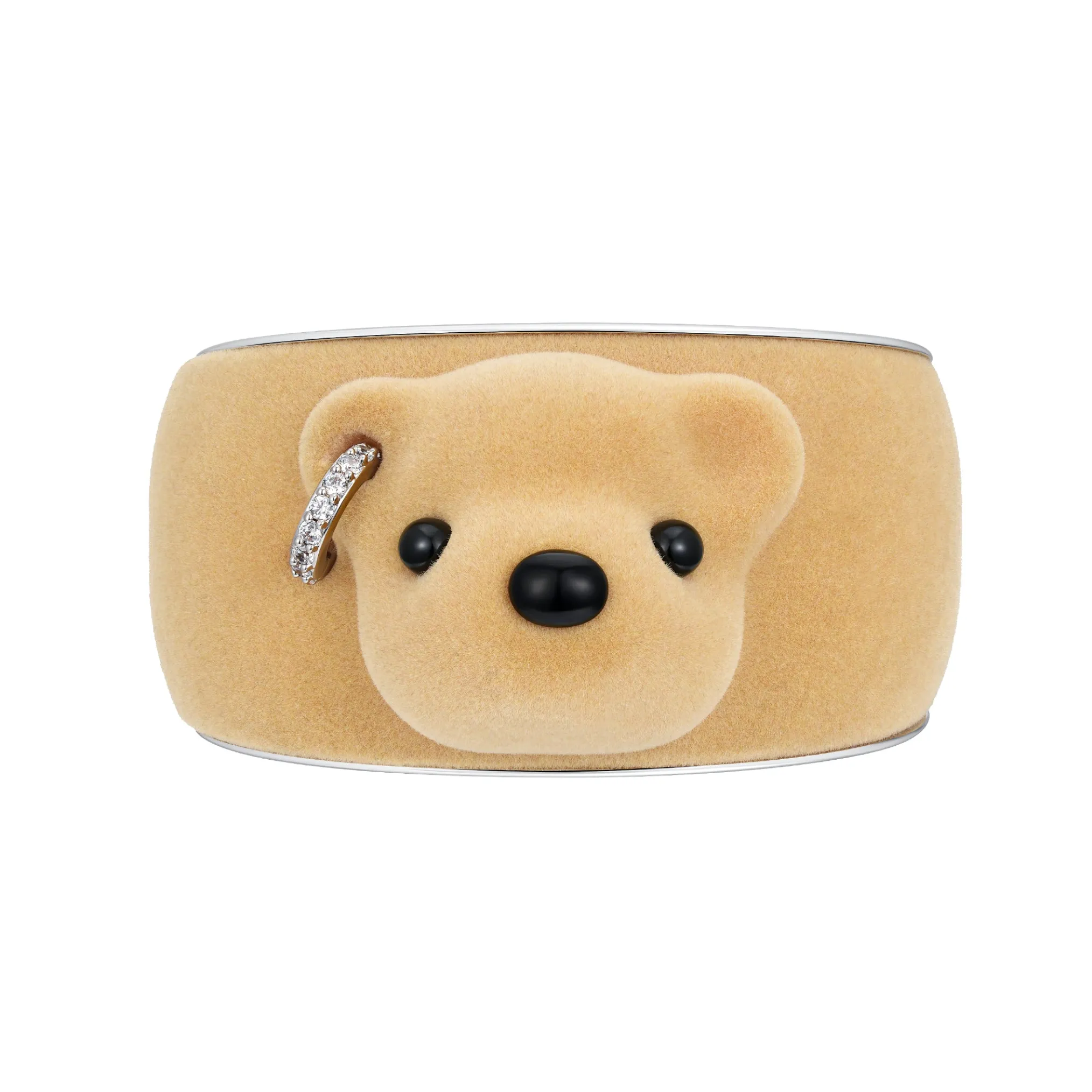 Paradise / Flocked Bear Head Bracelet