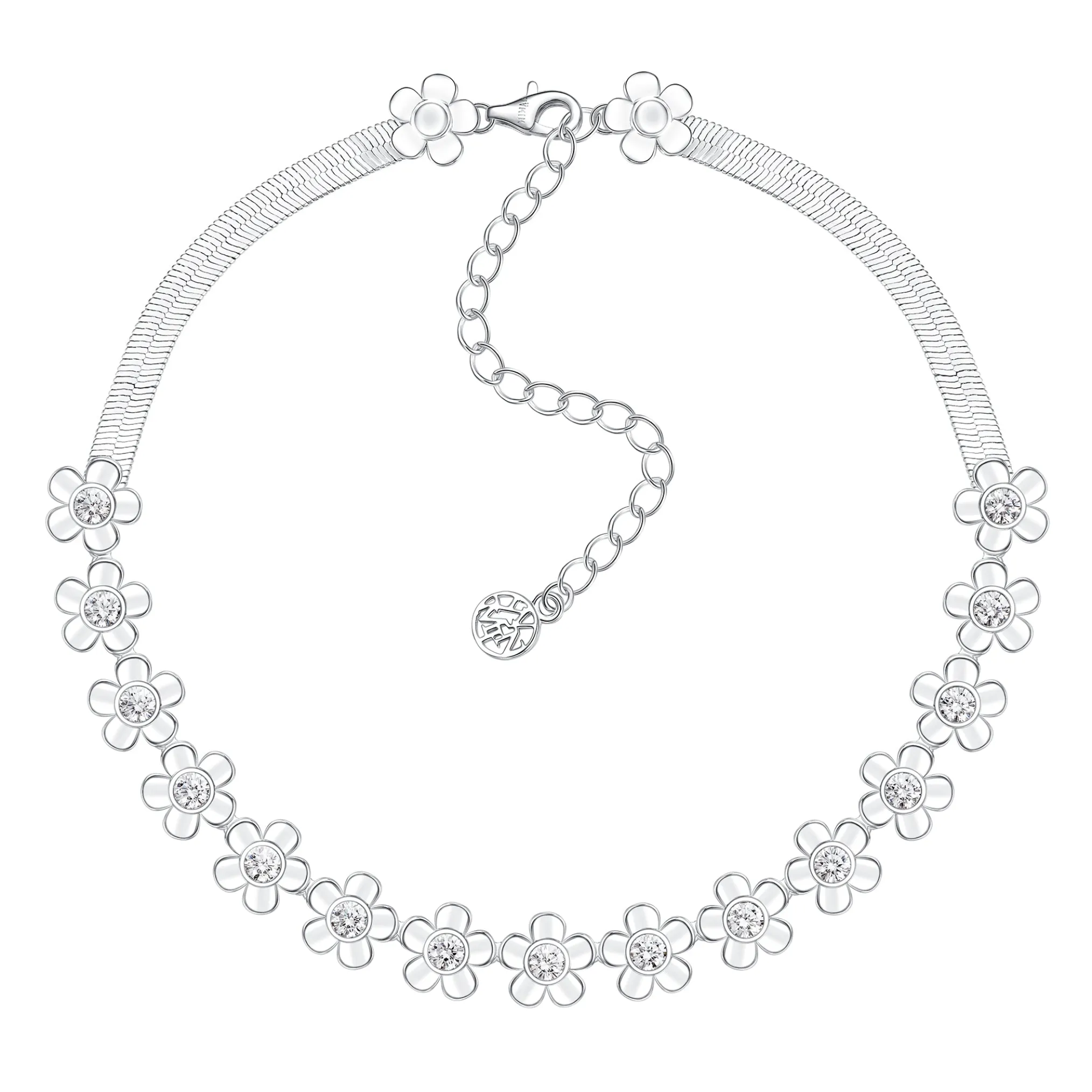 Paradise / Garden Flower Lock Necklace