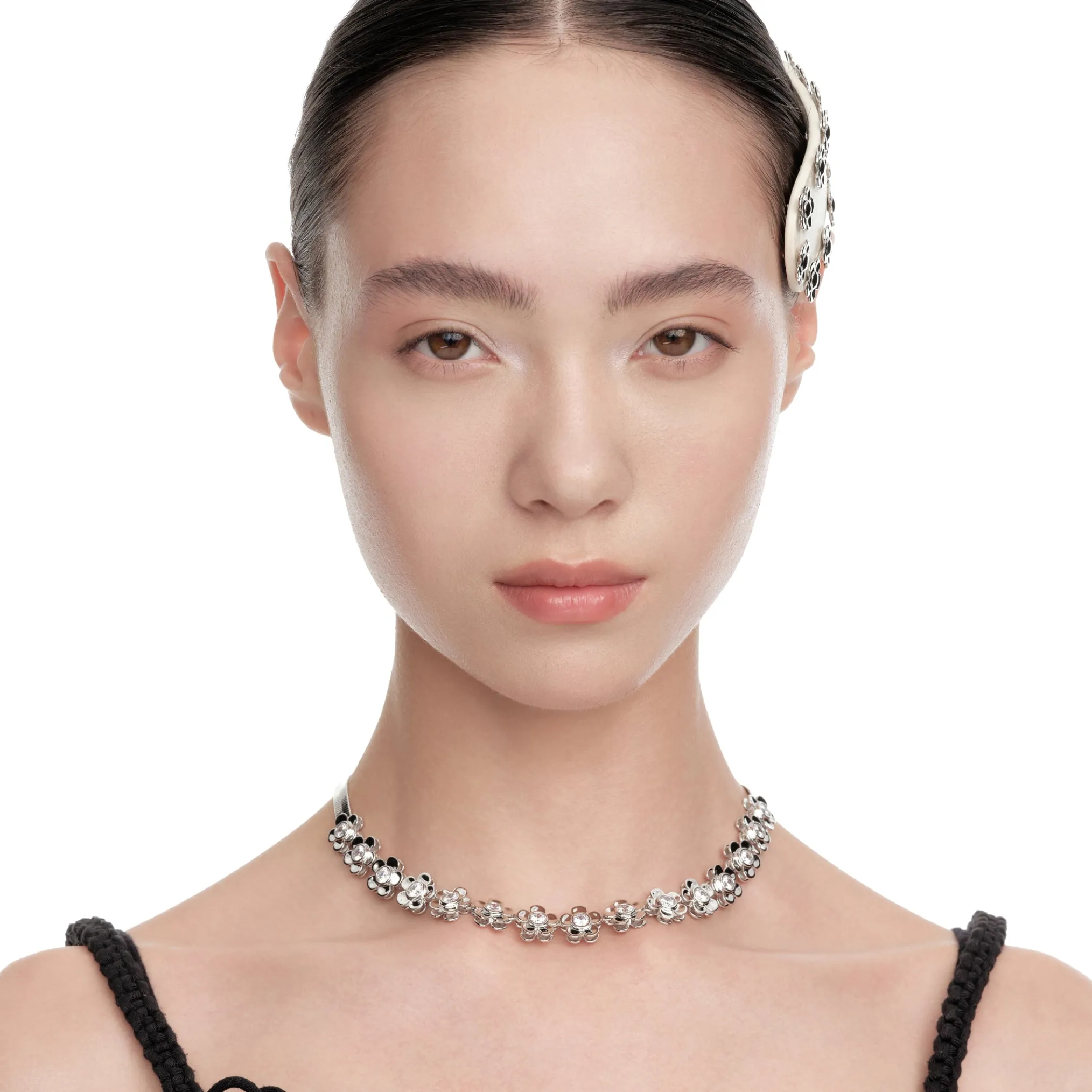 Paradise / Garden Flower Lock Necklace