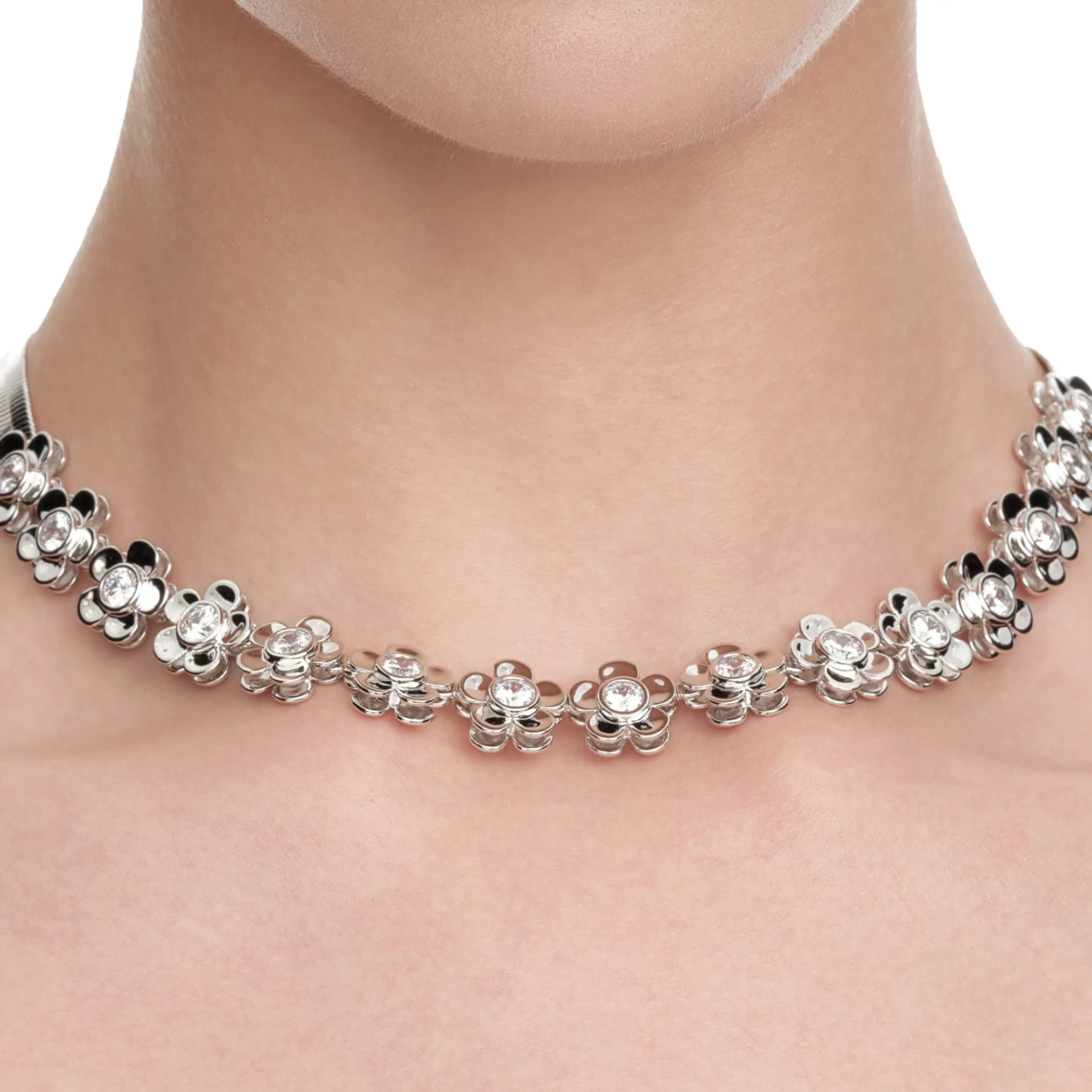 Paradise / Garden Flower Lock Necklace