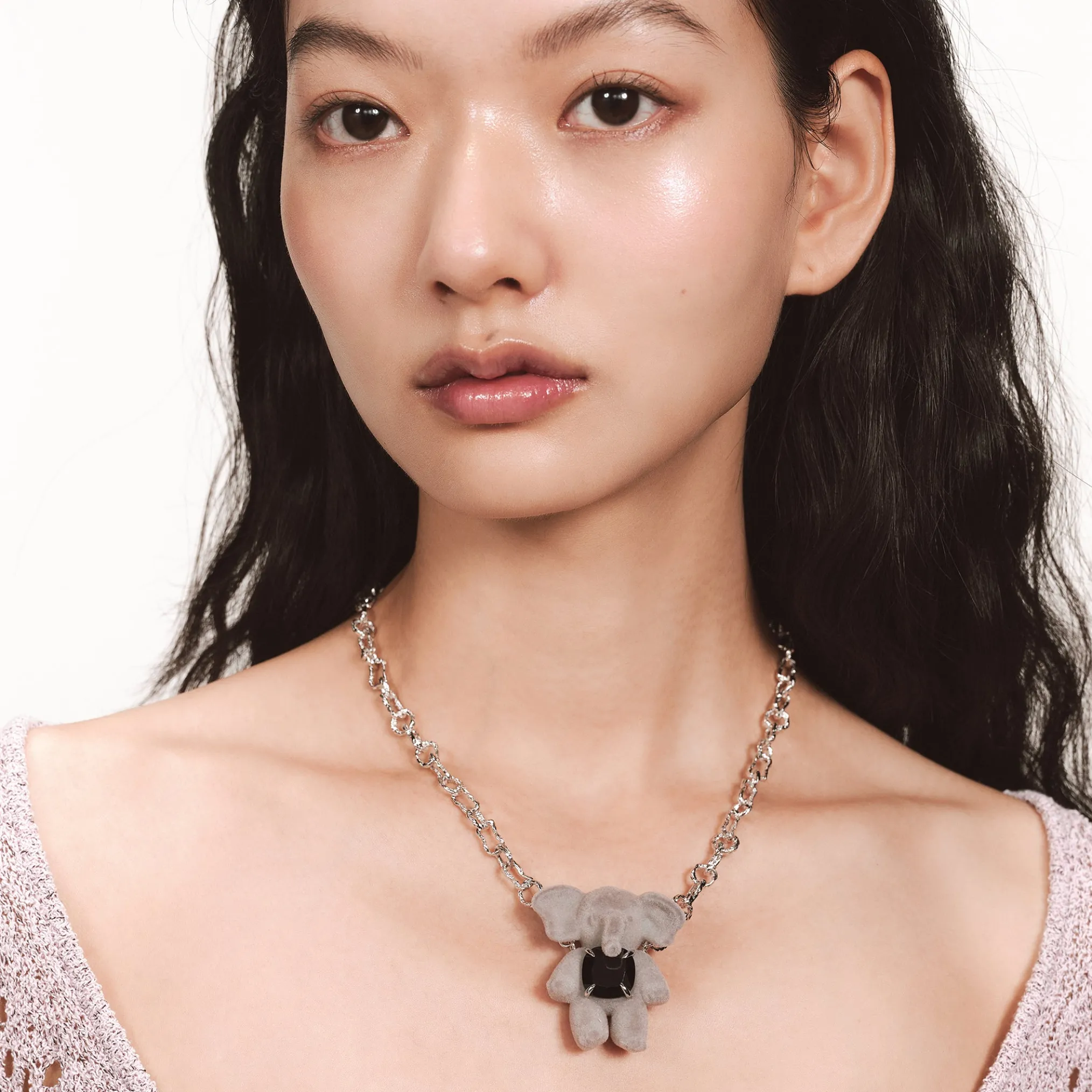 Paradise / Gemstone Elephant Necklace