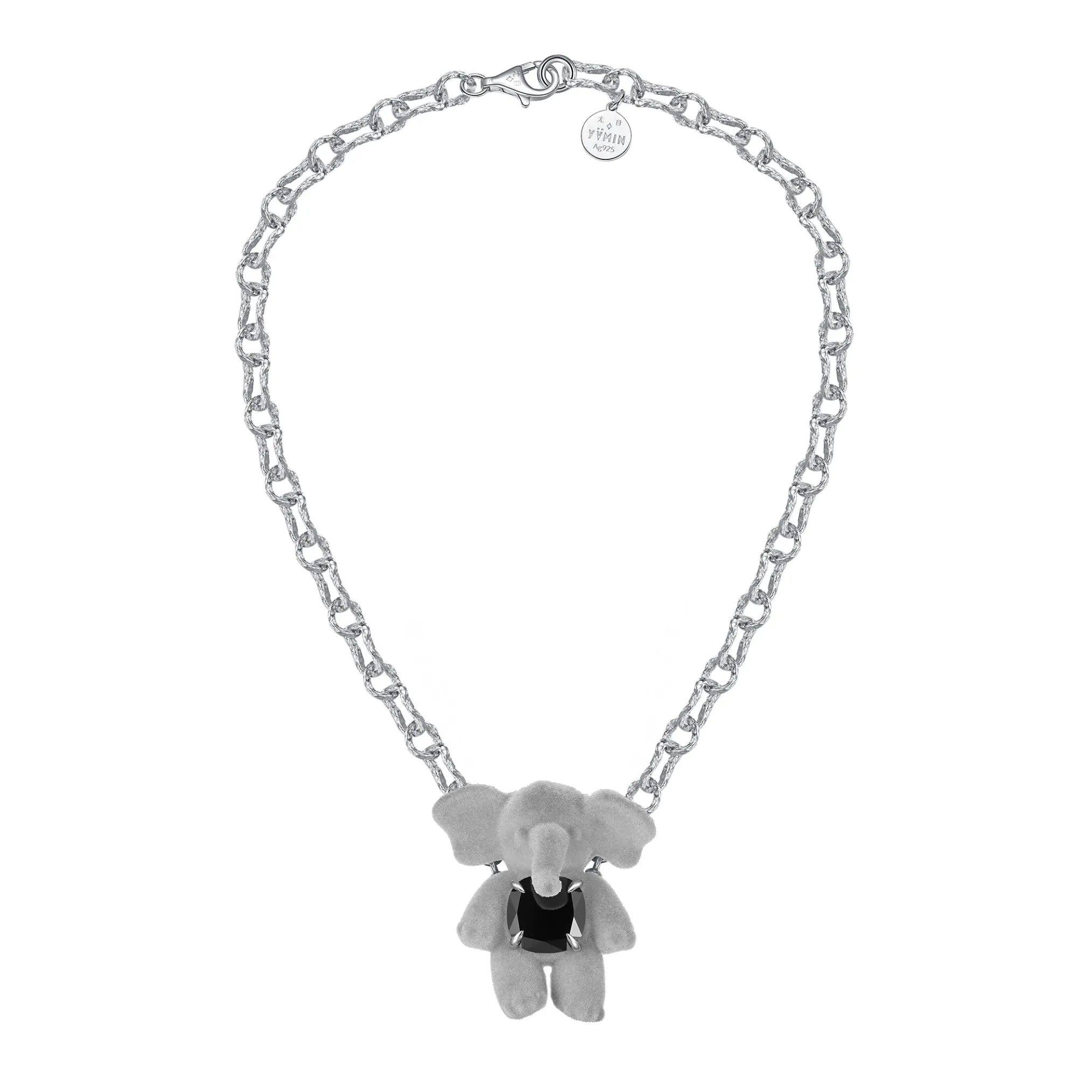 Paradise / Gemstone Elephant Necklace