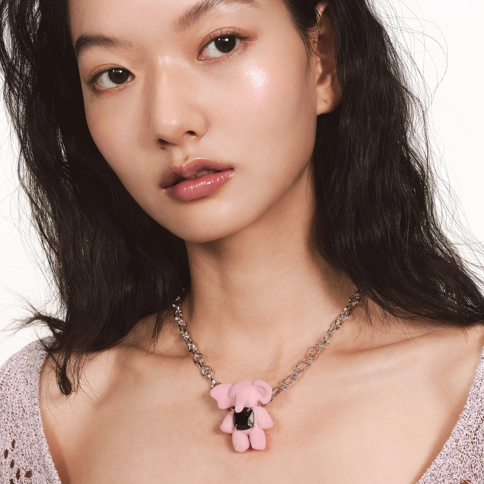 Paradise / Gemstone Elephant Necklace