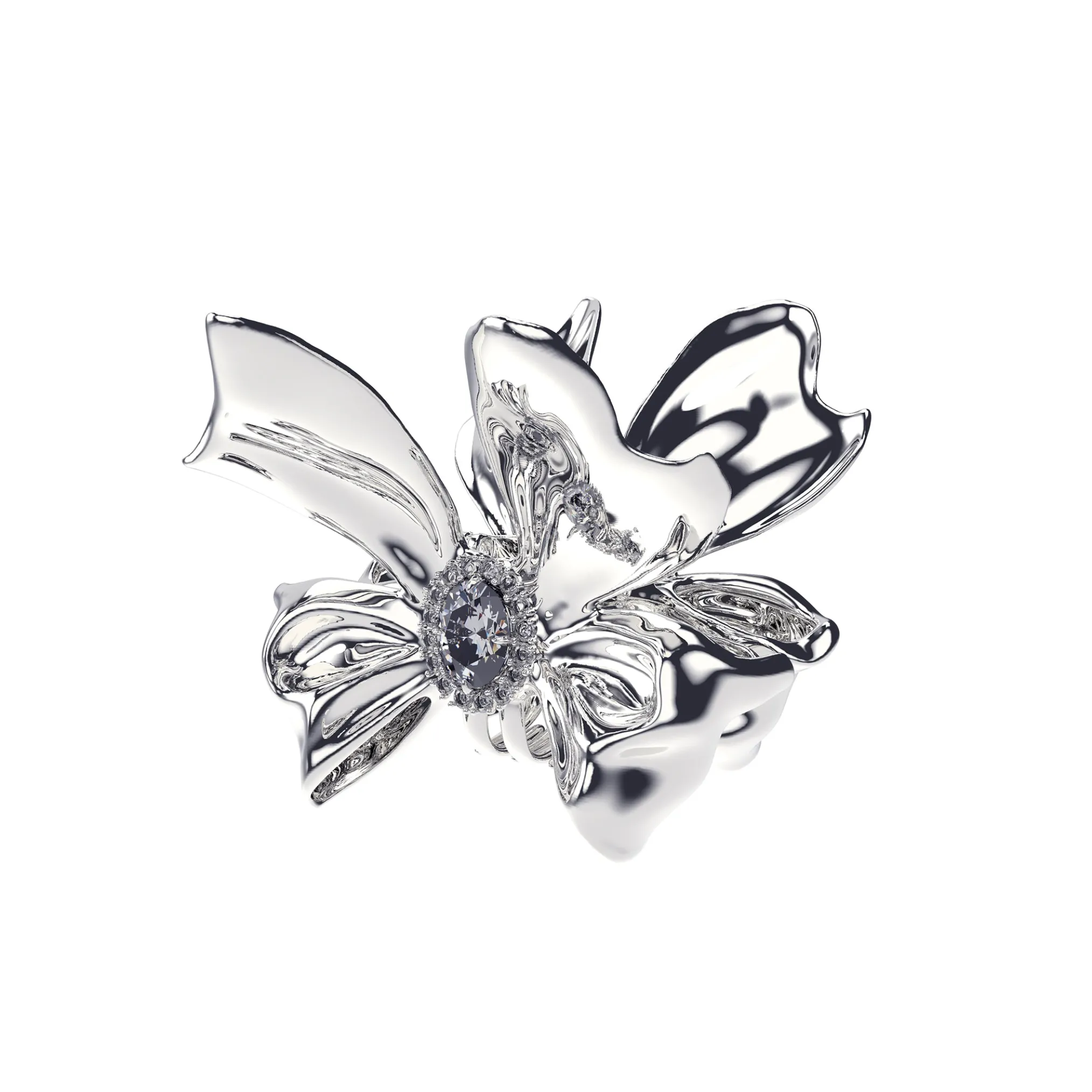 Paradise / Gemstone Bow Hair Claw