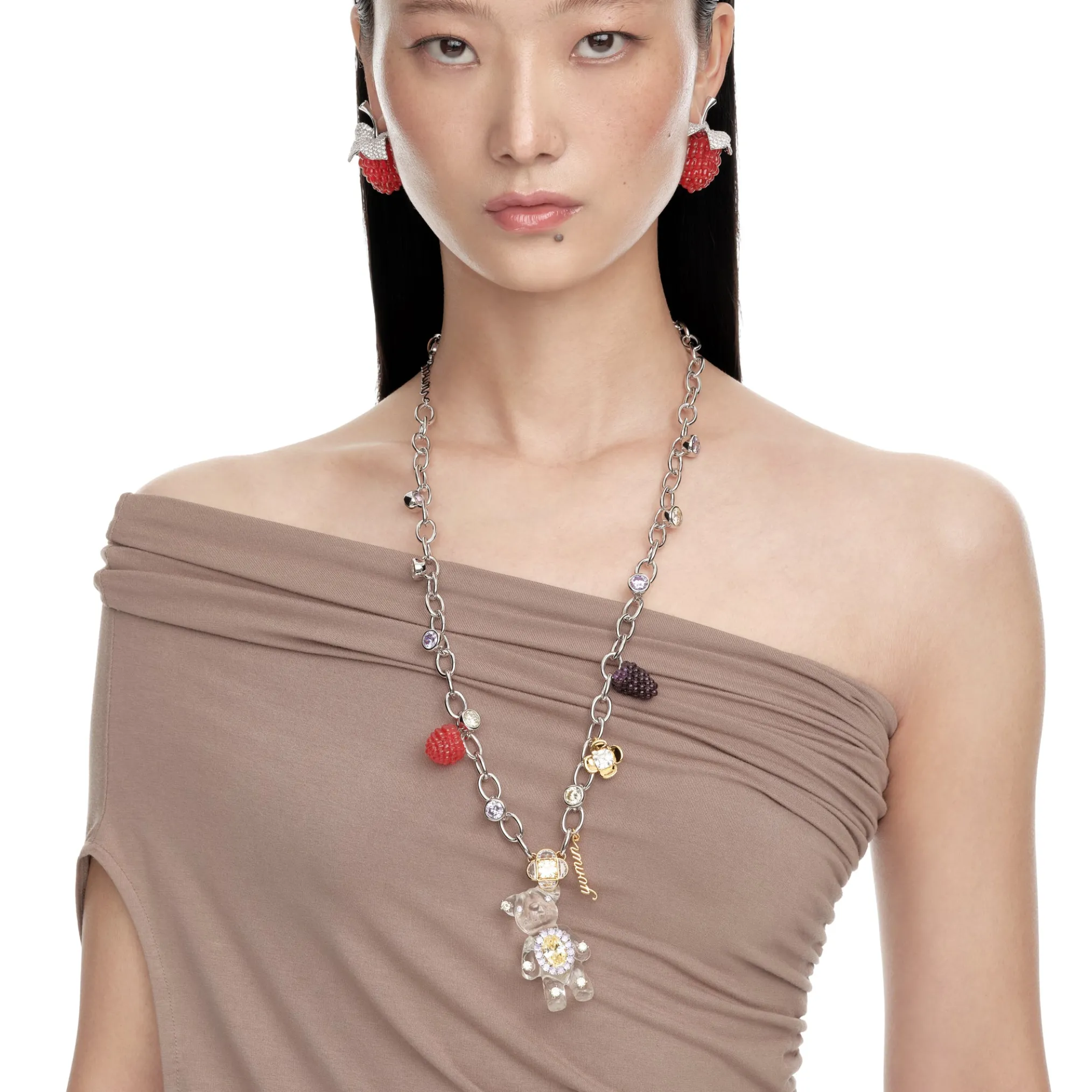 Paradise / Jelly Bear Berries Long Necklace
