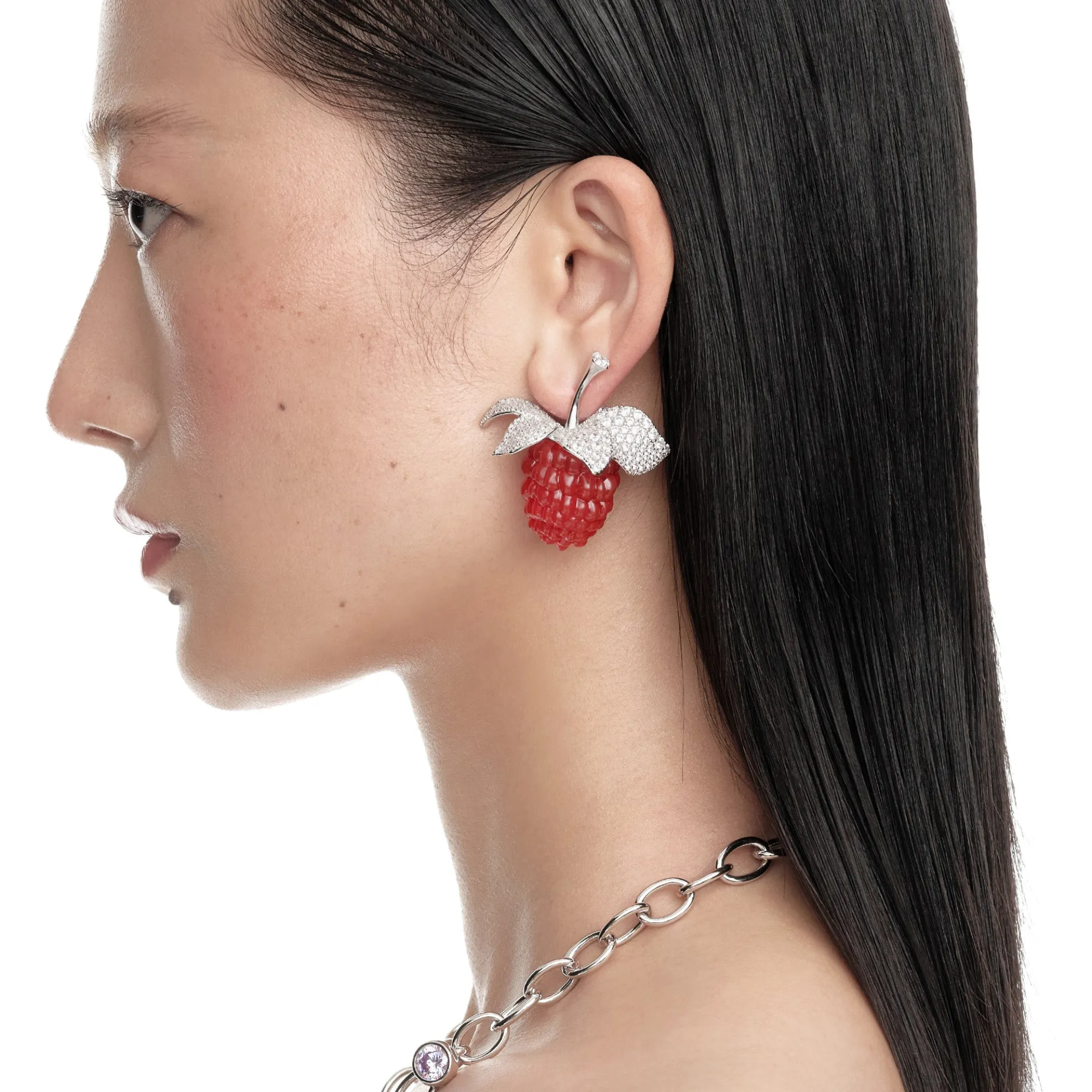 Paradise / Large Strawberry Earring