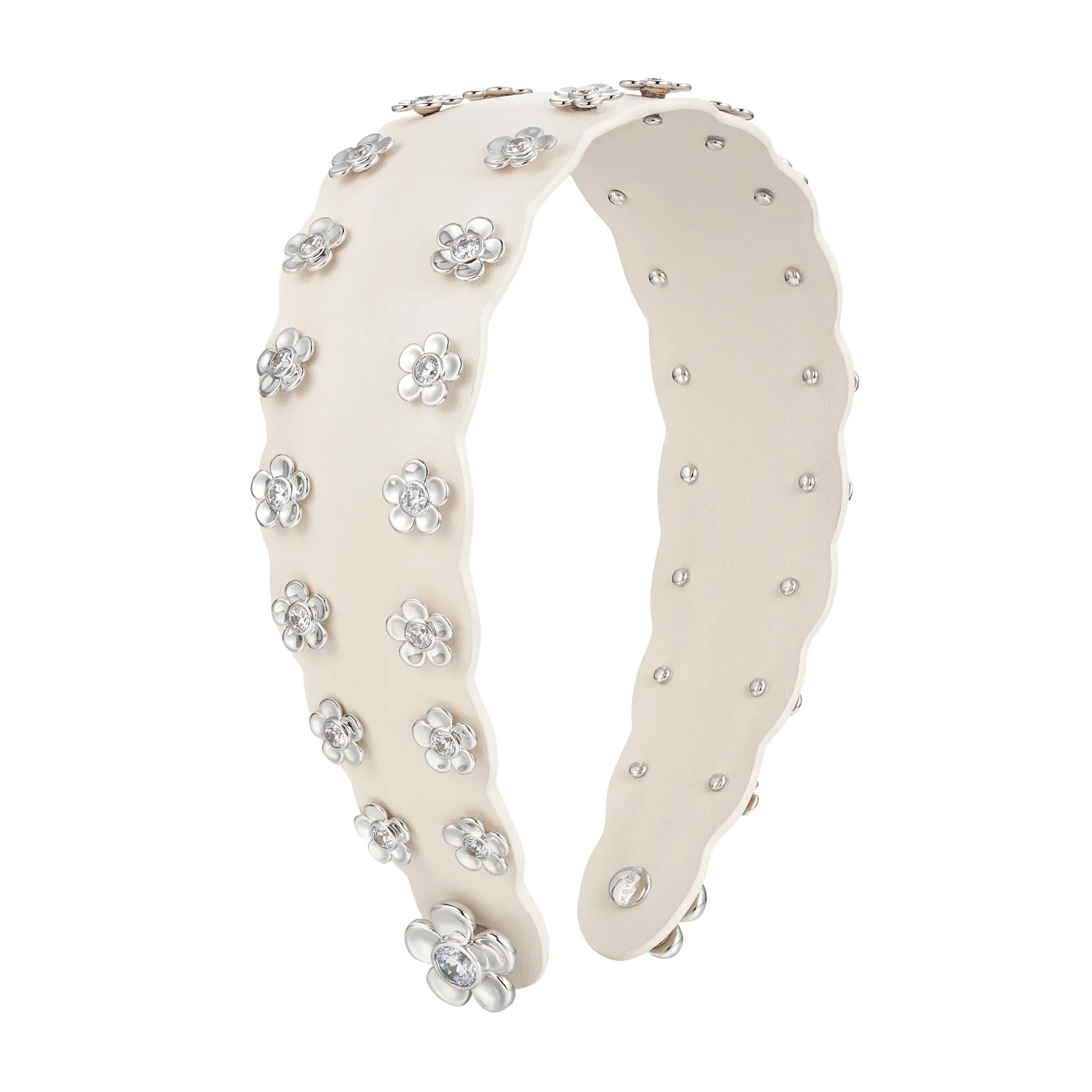 Paradise / Leather Flower Hair Band