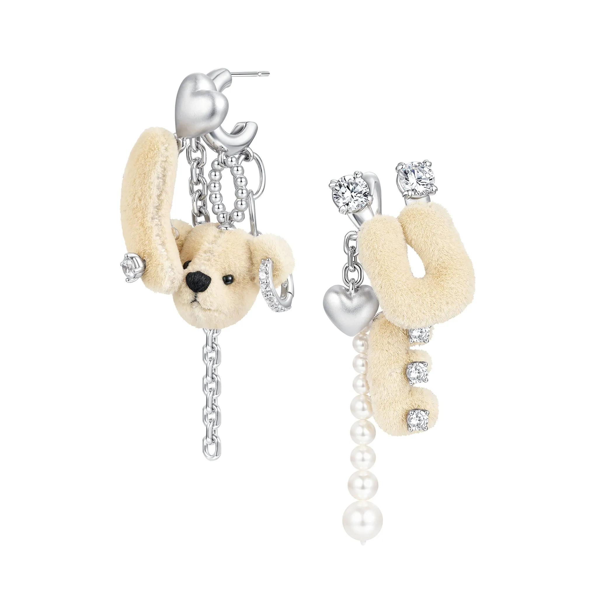 Paradise / LOVE Bear Tassel Earring