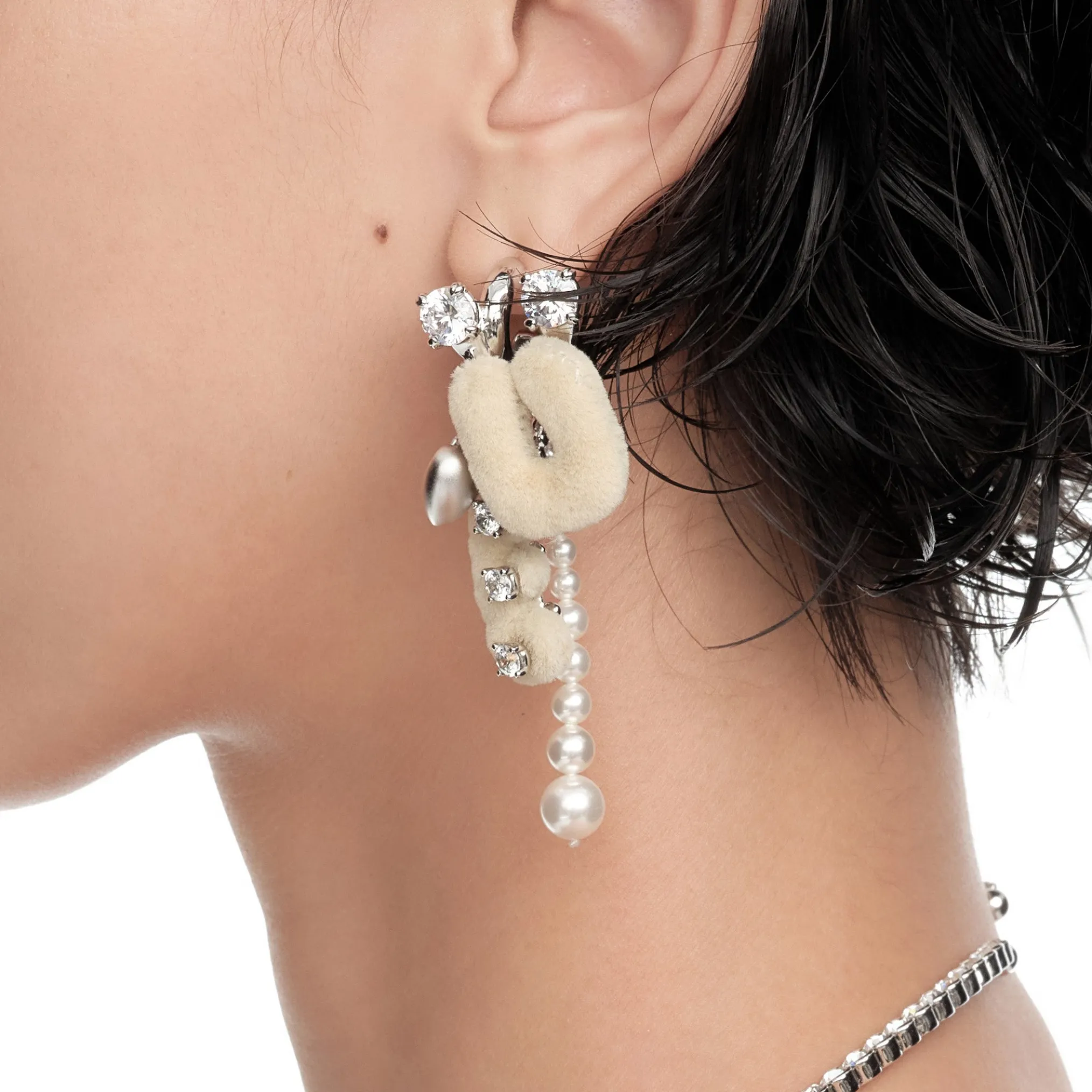 Paradise / LOVE Bear Tassel Earring