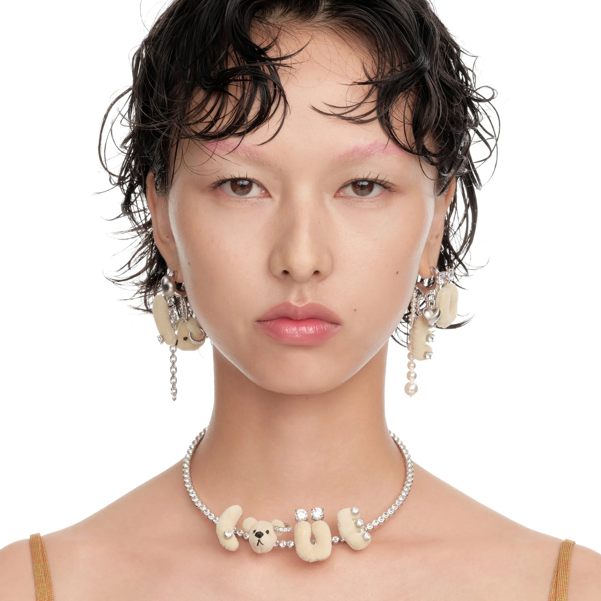 Paradise / LOVE Bear Tassel Earring