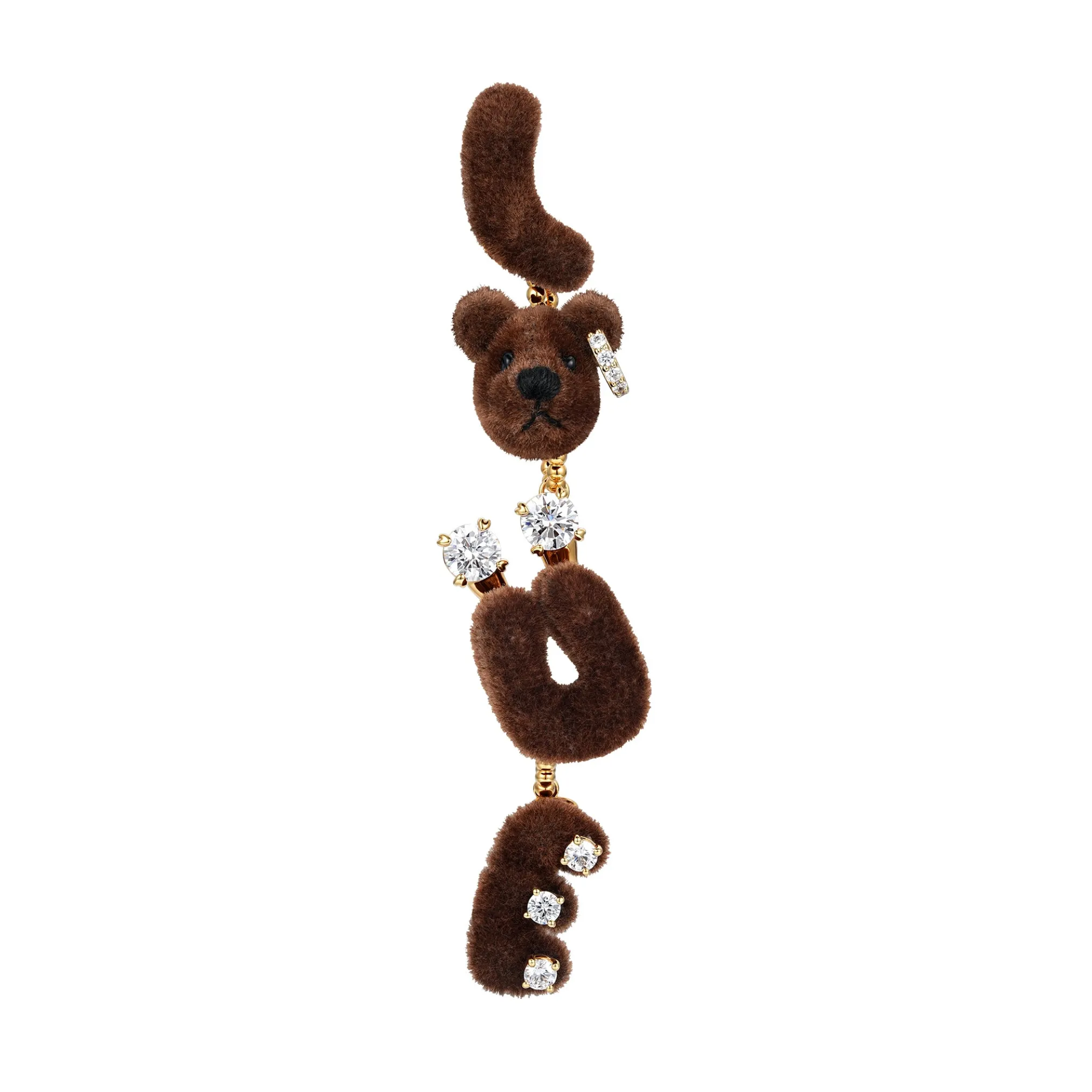 Paradise / LOVE Bear Long Earring