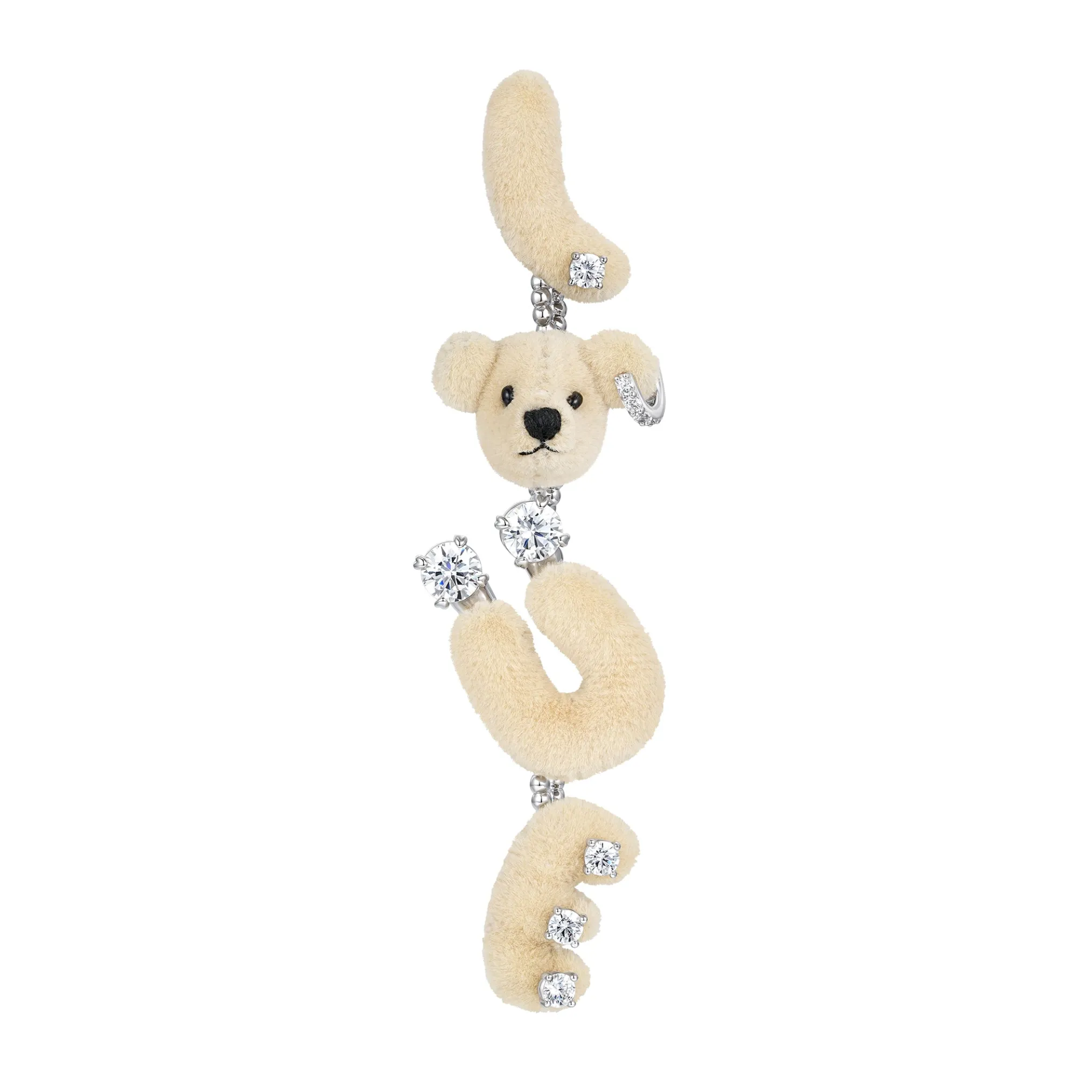 Paradise / LOVE Bear Long Earring