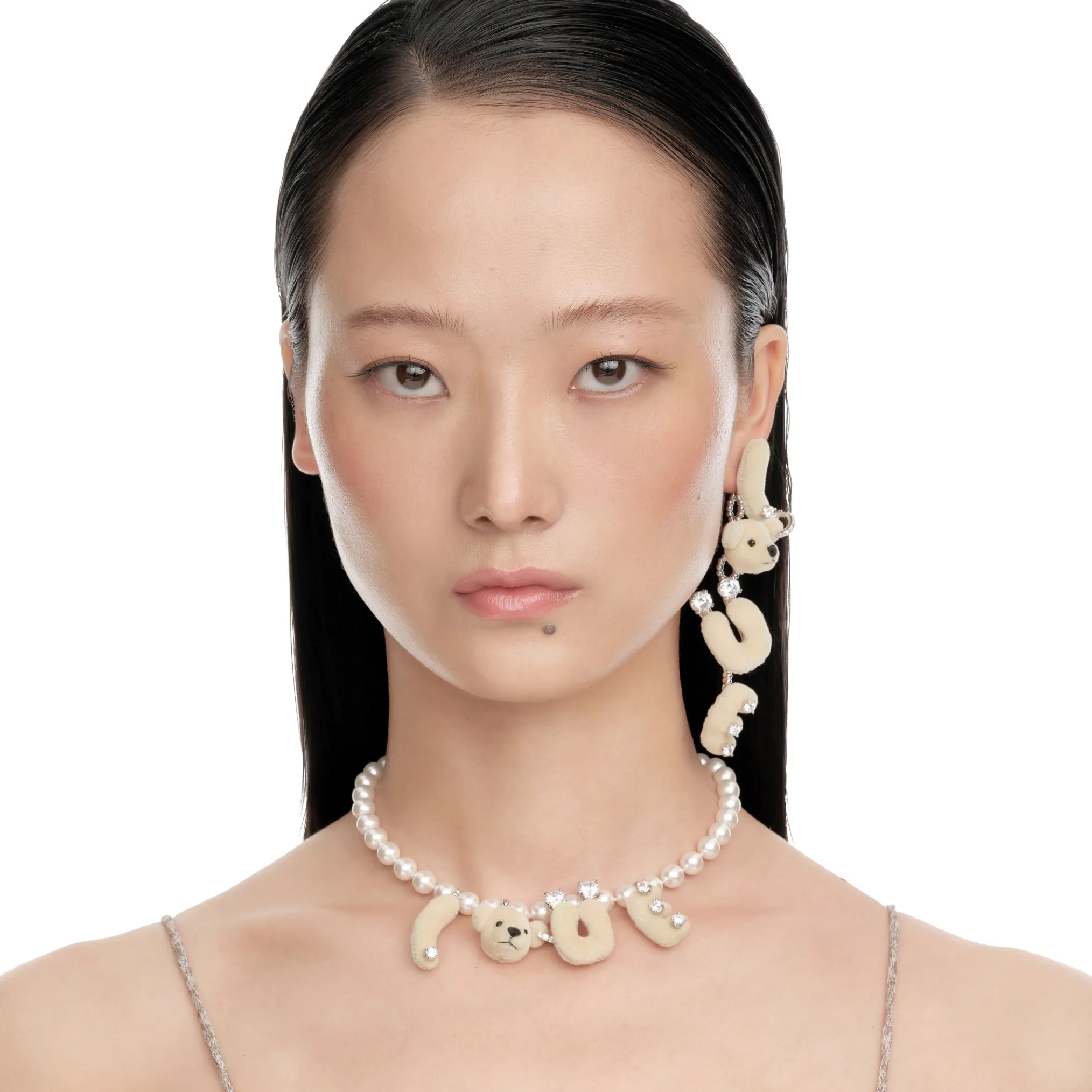 Paradise / LOVE Bear Long Earring