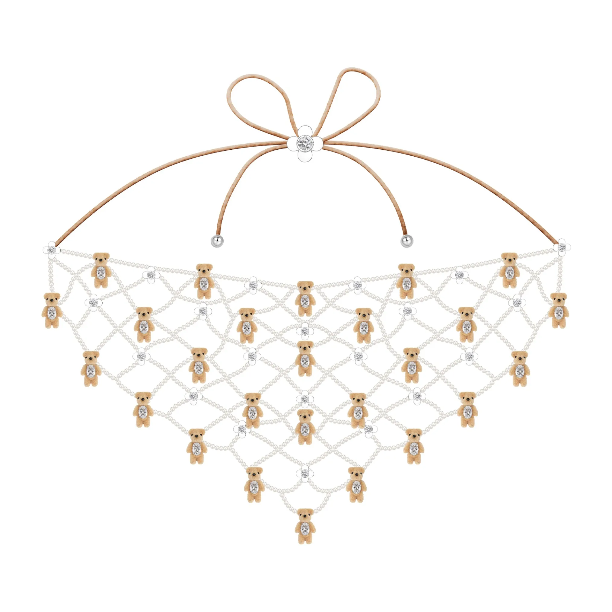 Paradise / Mini Bear Babushka Necklace