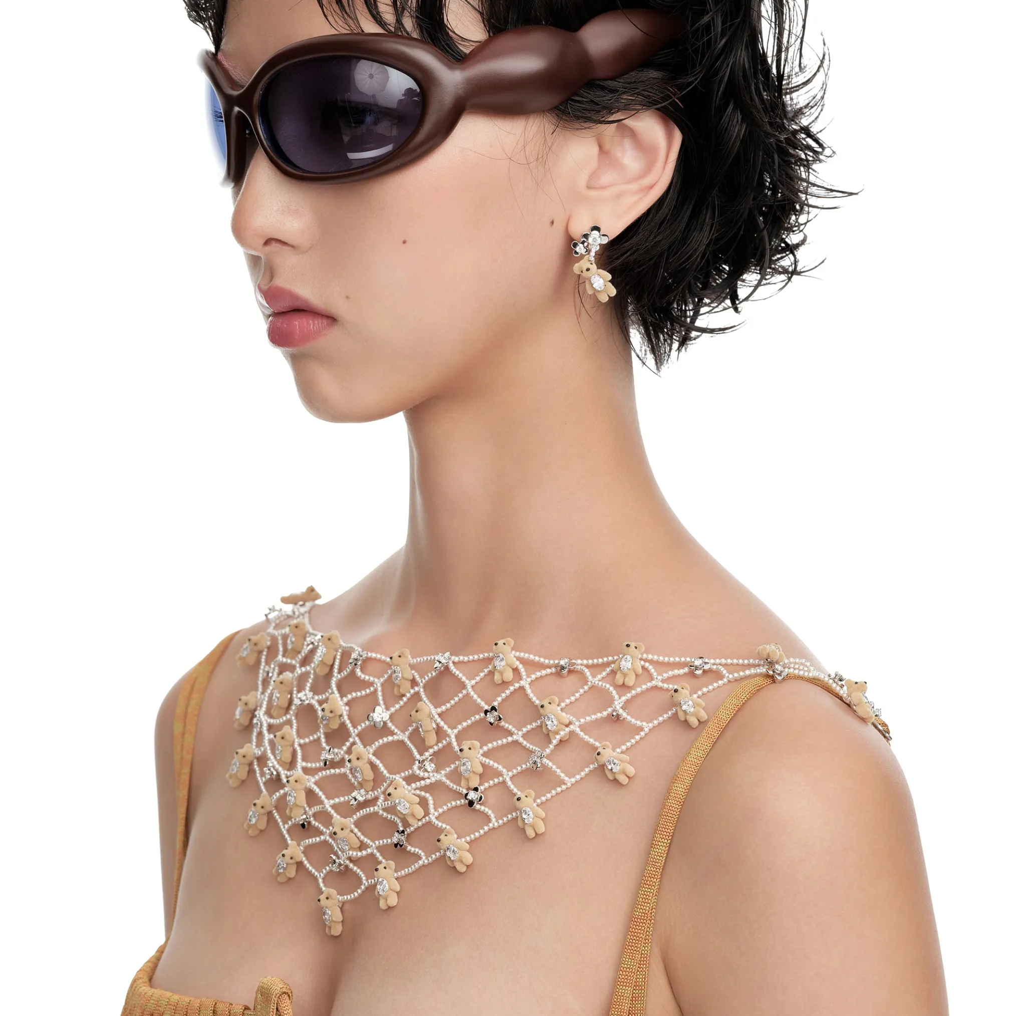 Paradise / Mini Bear Babushka Necklace