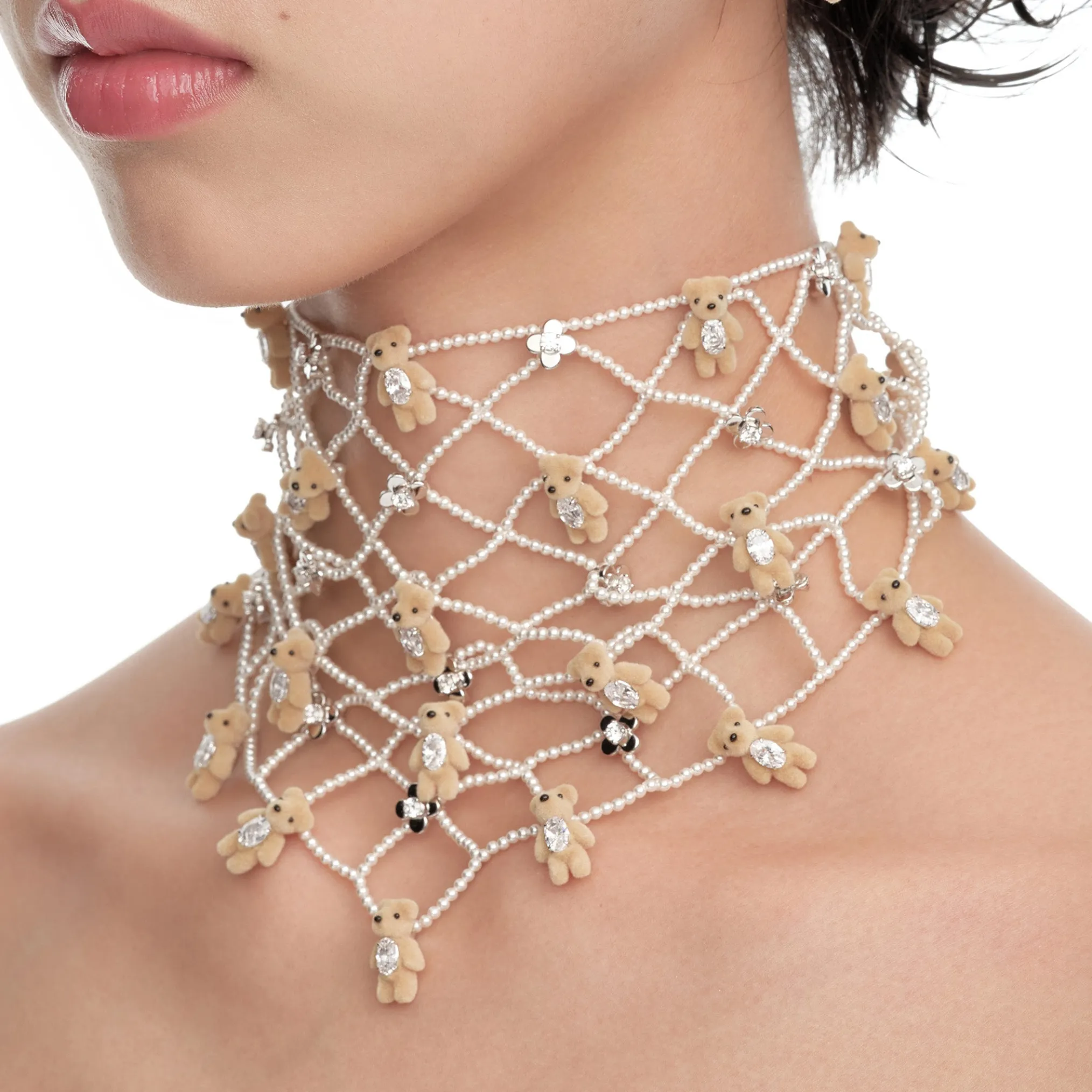 Paradise / Mini Bear Babushka Necklace