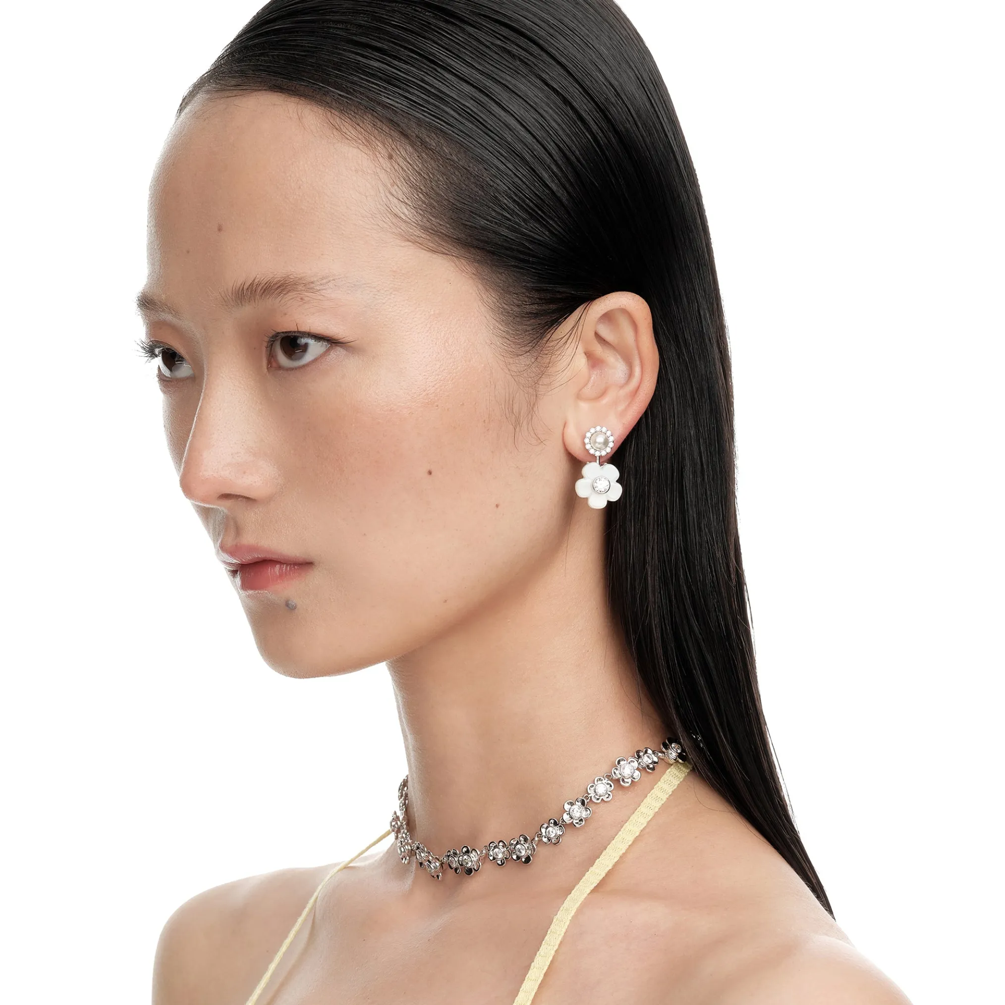 Paradise / Nacre Flower Spin Earring