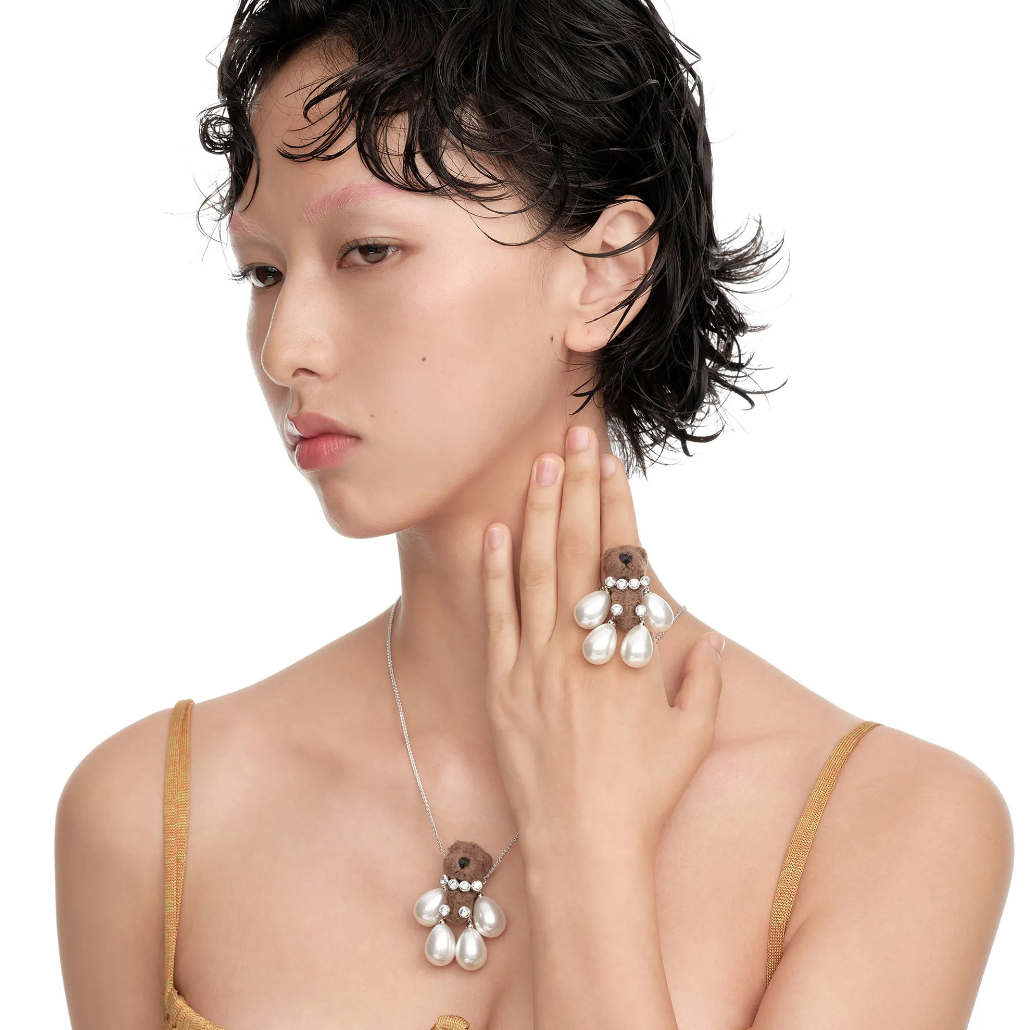 Paradise / Pearl Limbs Bear Ring