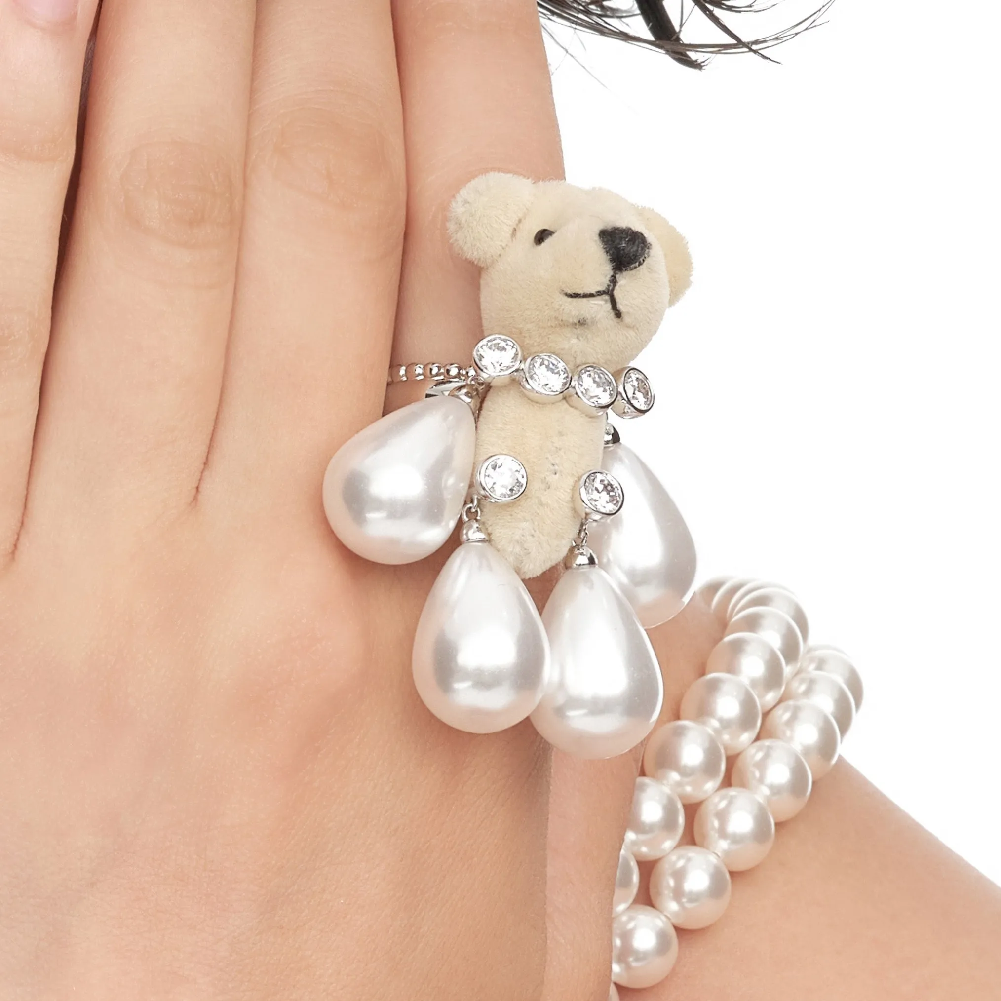 Paradise / Pearl Limbs Bear Ring