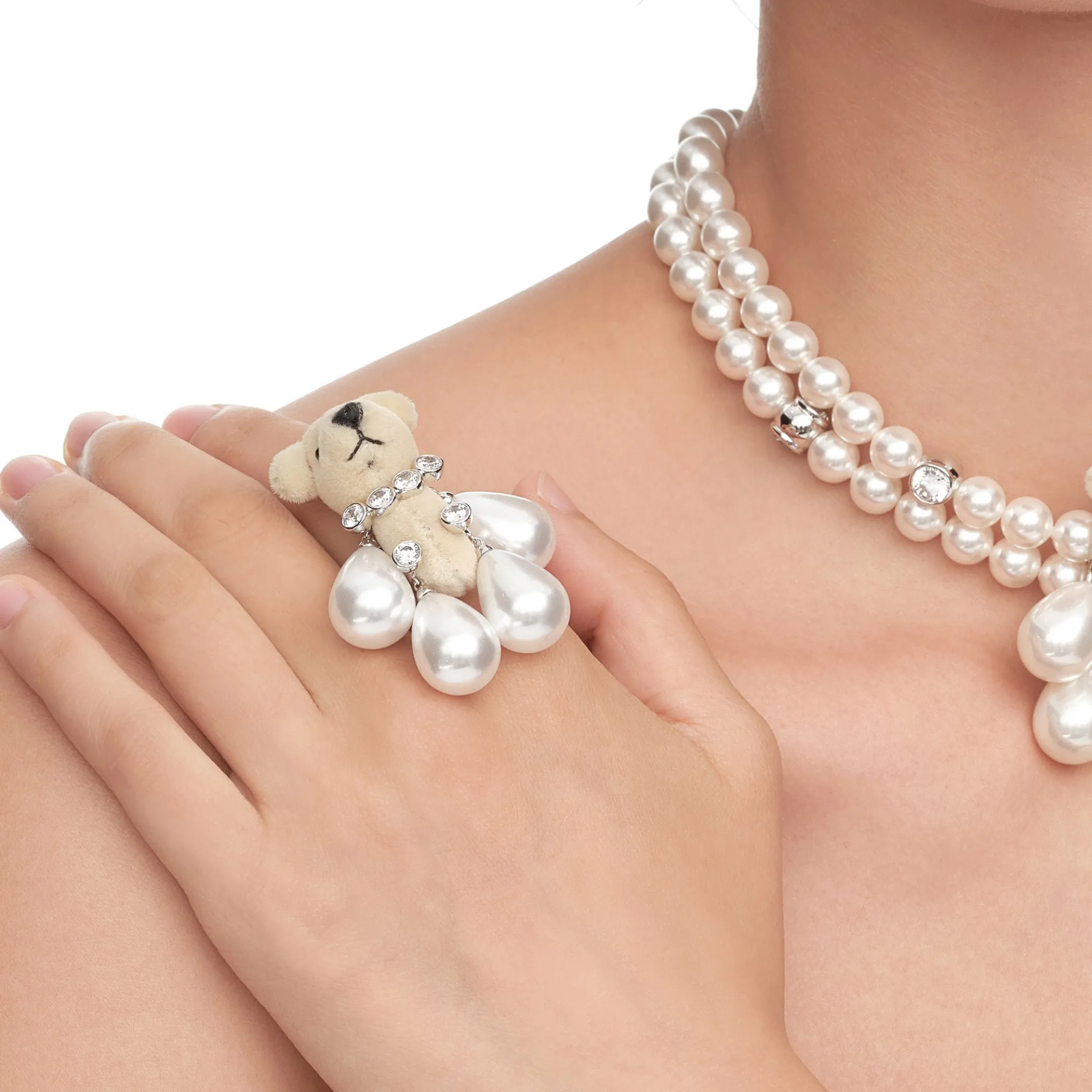 Paradise / Pearl Limbs Bear Ring