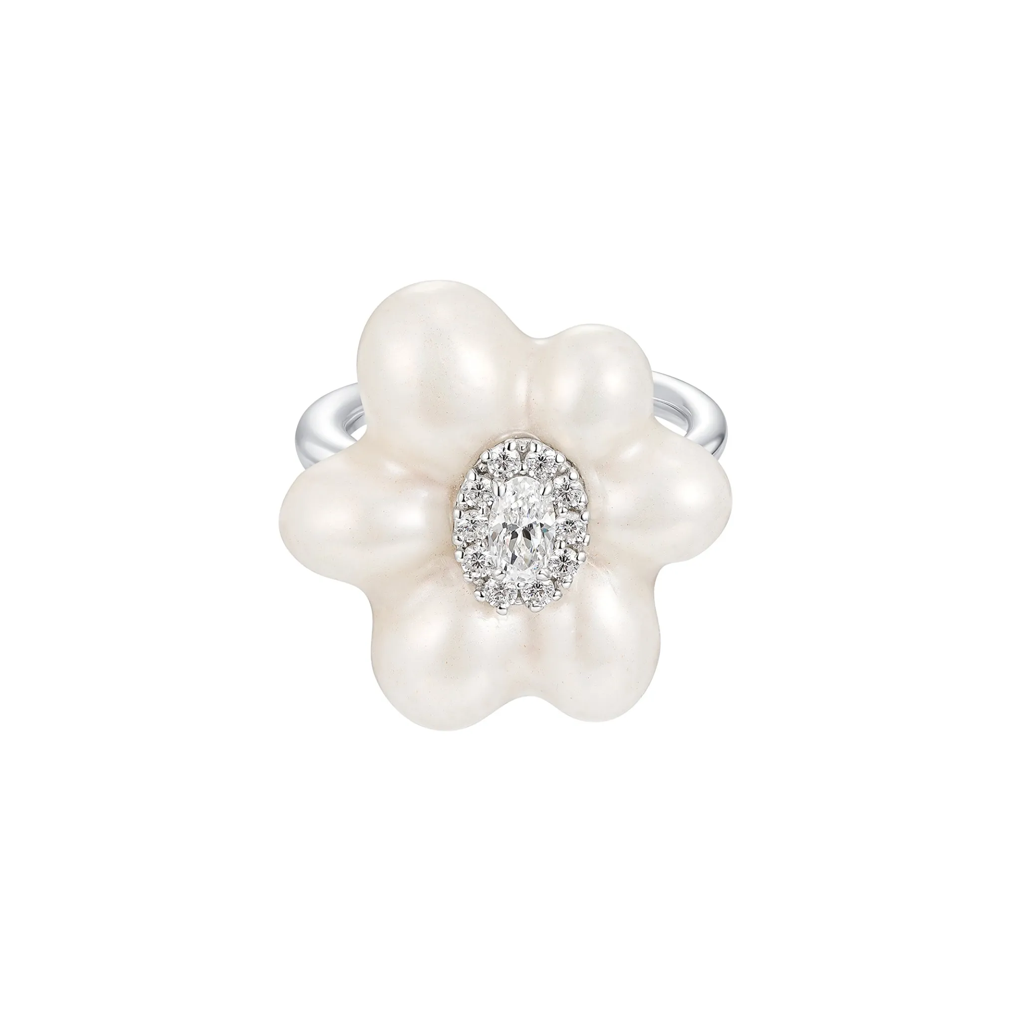 Paradise / Pearlescent Flower Ring