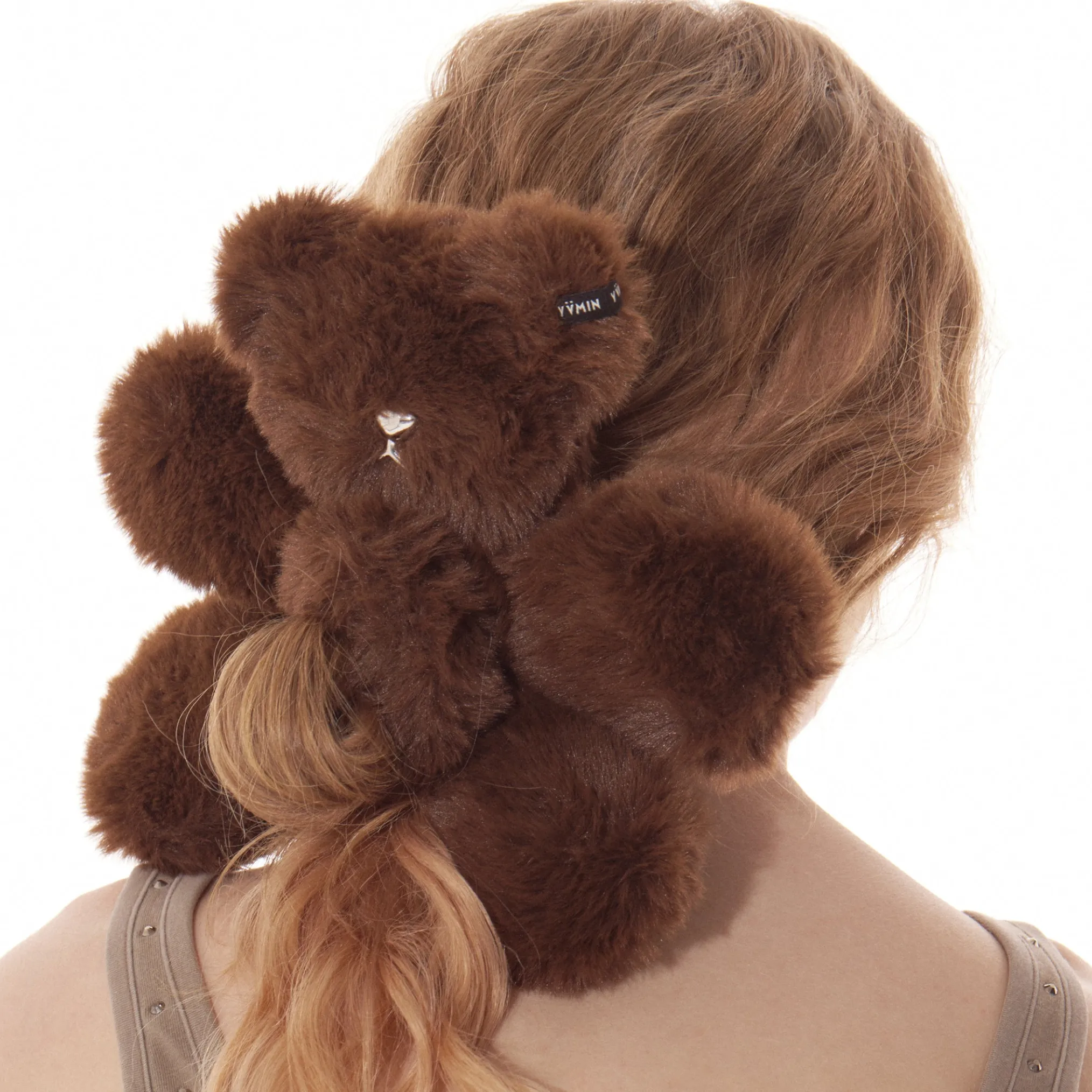 Paradise / Plush Bear Giant Flower Hair Tie