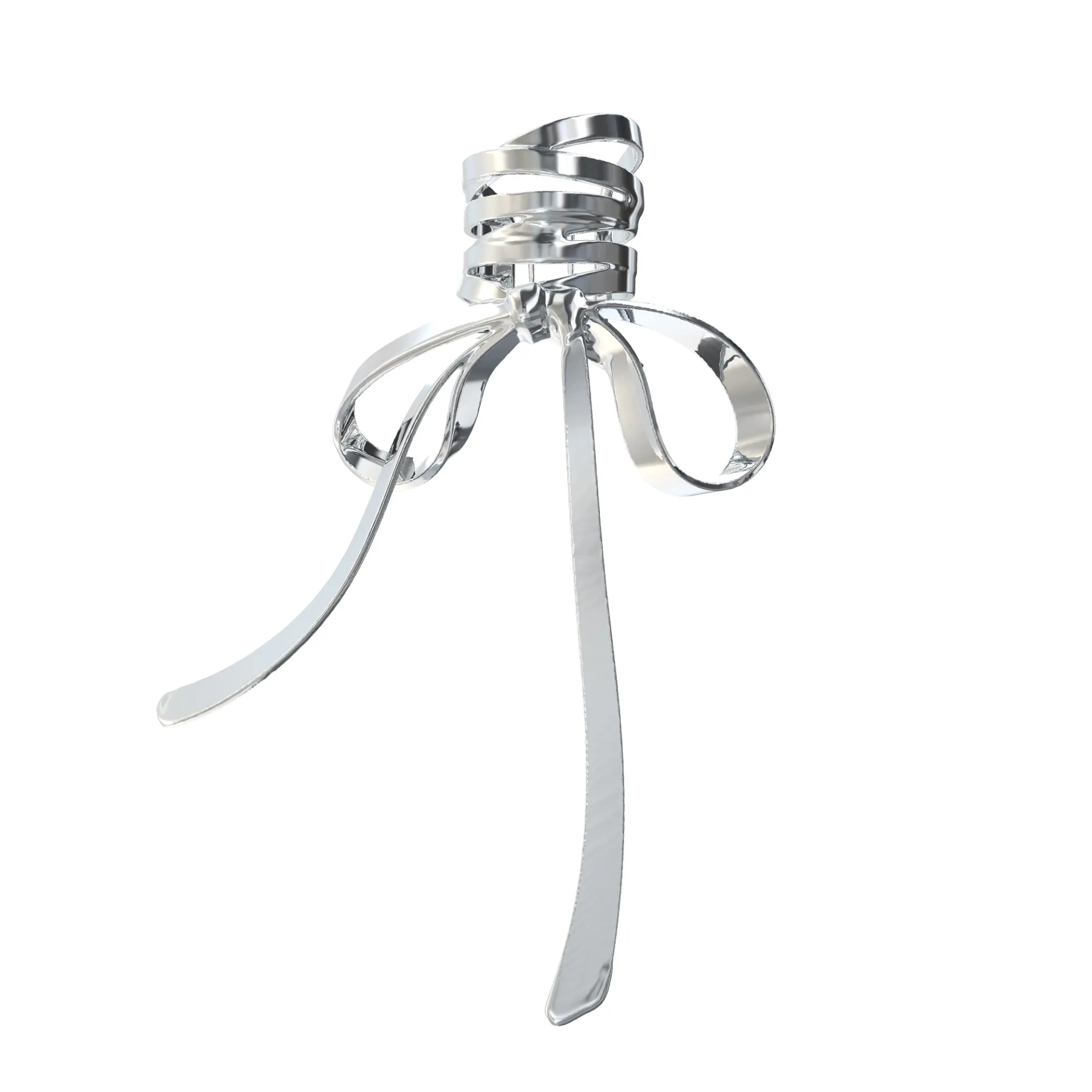 Paradise / Ribbon Bow Metal Hair Clip