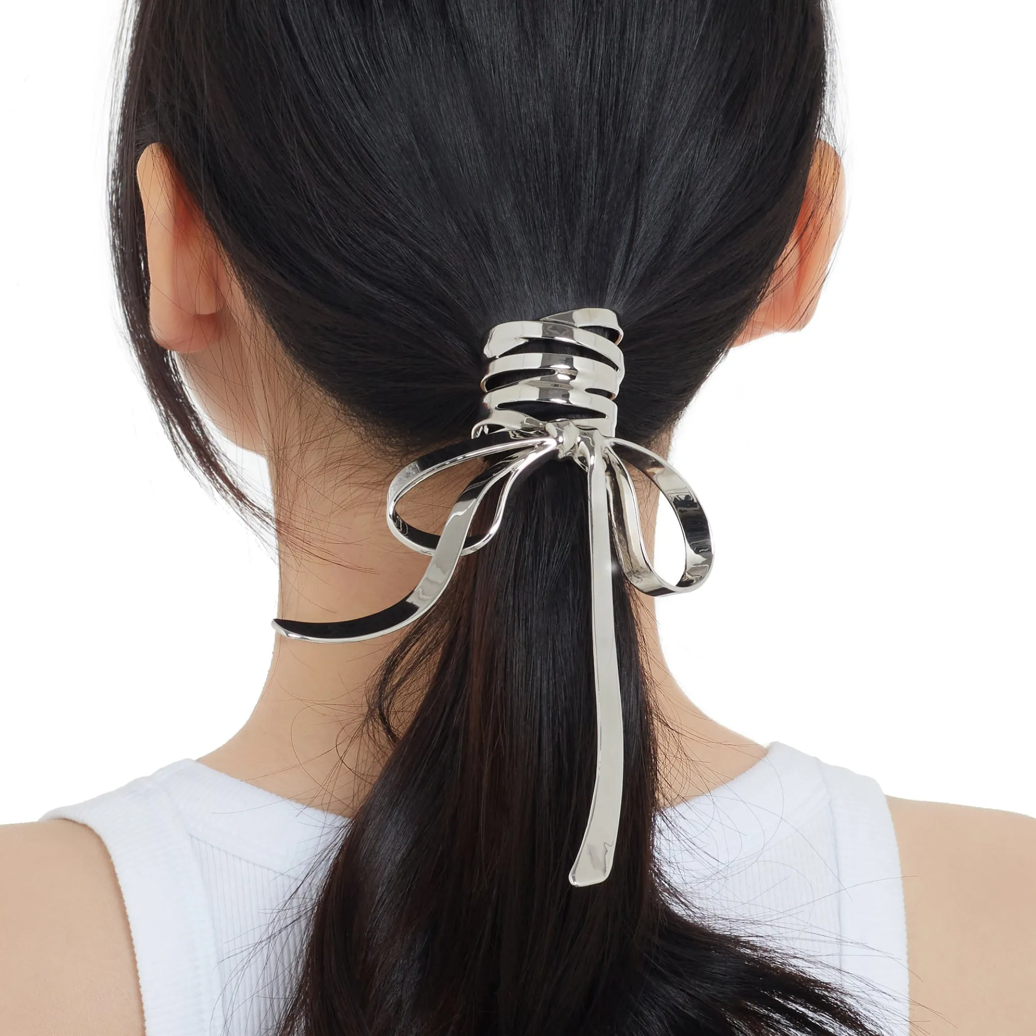 Paradise / Ribbon Bow Metal Hair Clip