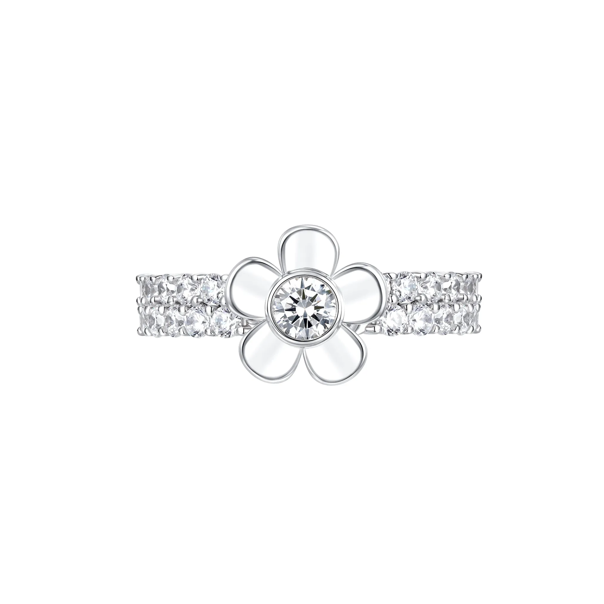 Paradise / Spin Flower Gemstone Ring