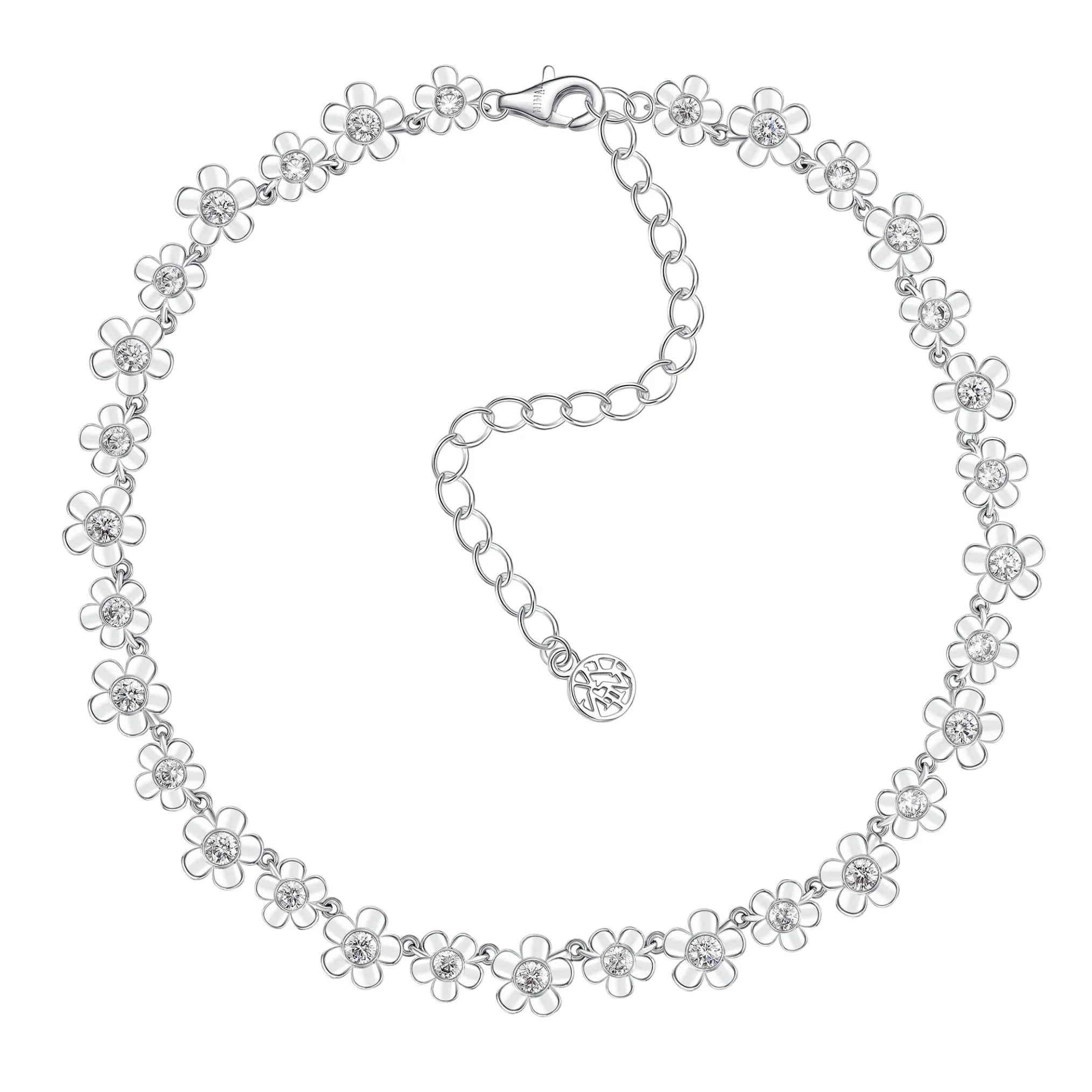 Paradise / Spin Flower Garden Necklace