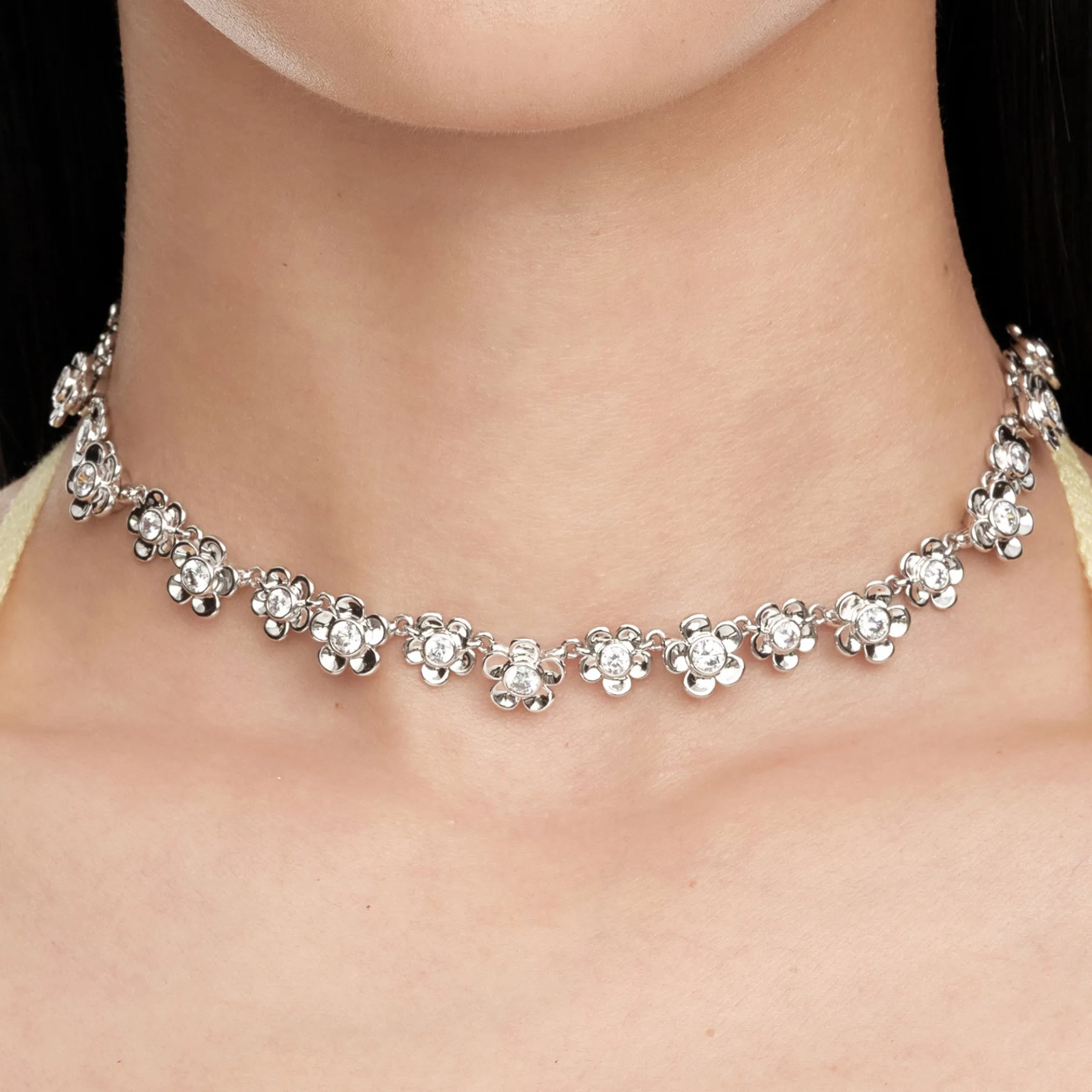 Paradise / Spin Flower Garden Necklace