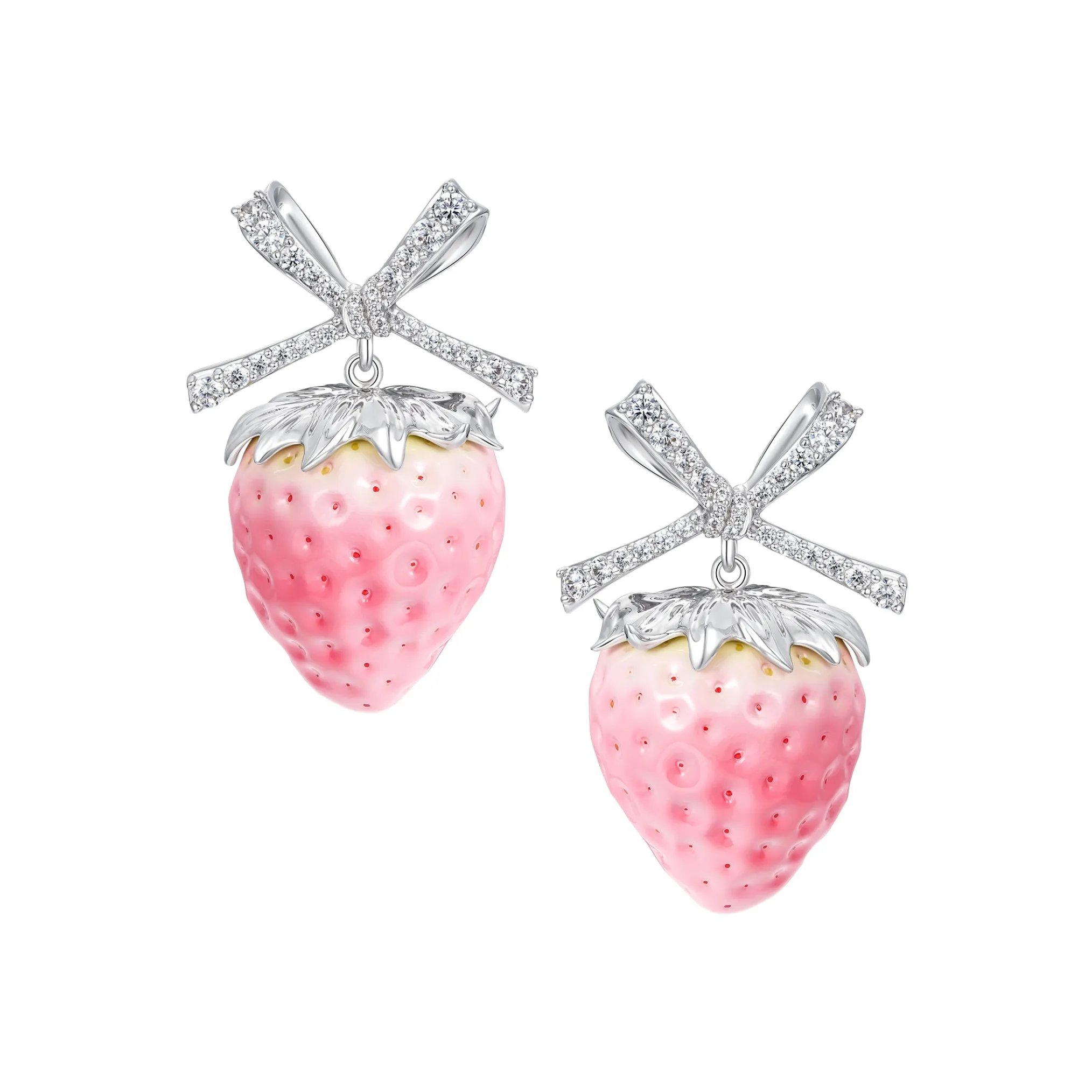 Paradise / Strawberry Bowknot Earring
